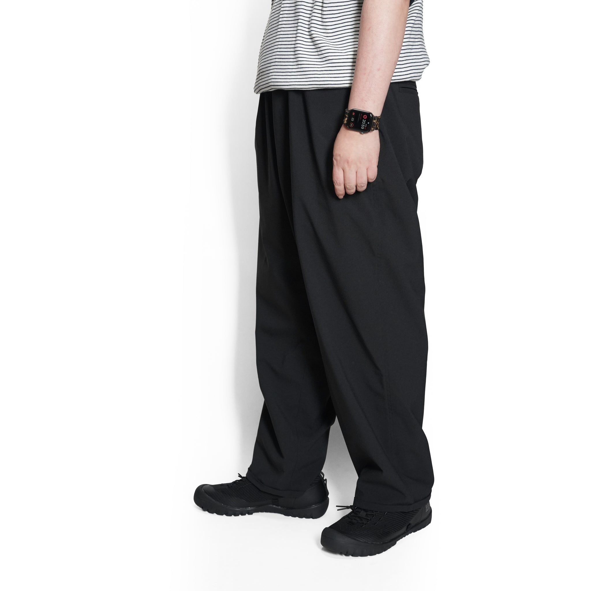 P.H.M.EASY PANTS_BASIC  – Black | POWDERHORN MOUNTAINEERING