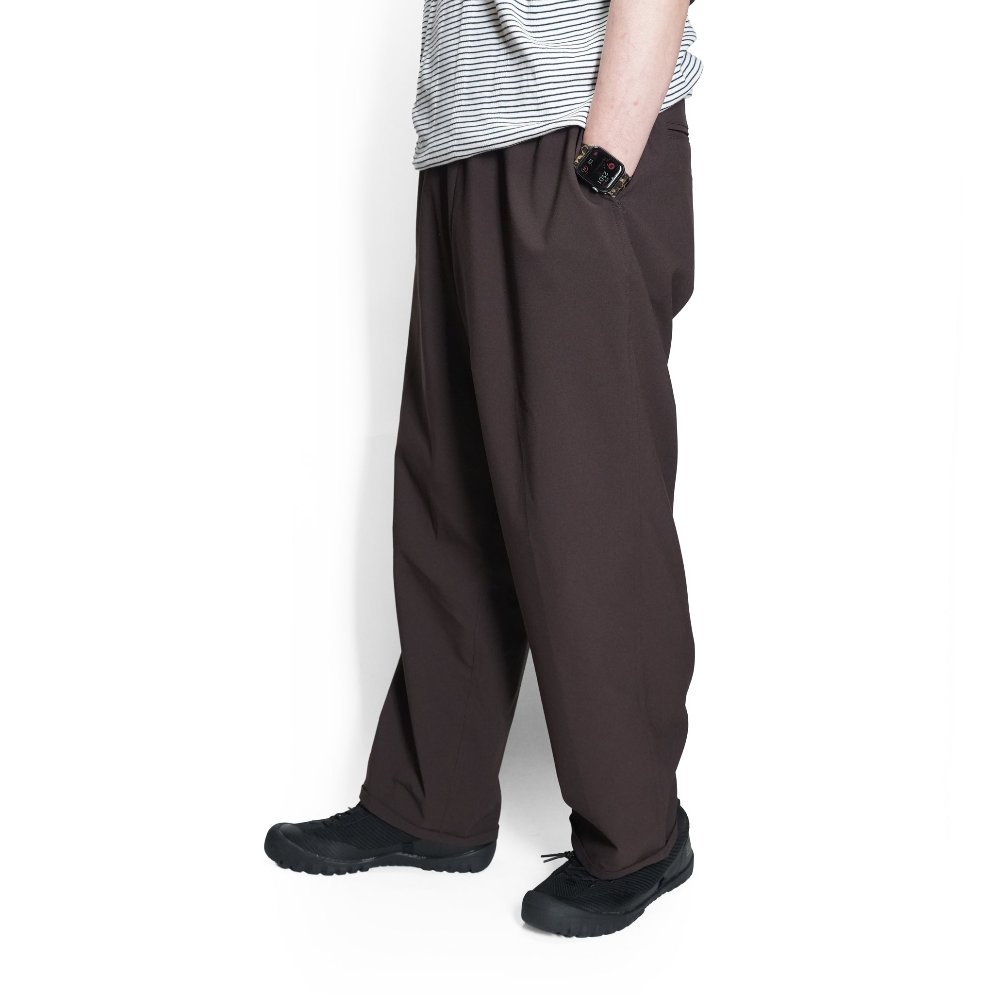 P.H.M.EASY PANTS_BASIC  – Brown | POWDERHORN MOUNTAINEERING