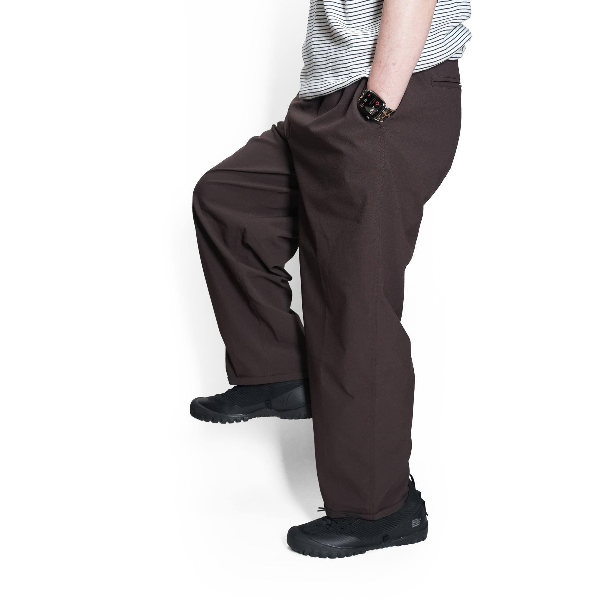 P.H.M.EASY PANTS_BASIC  – Brown | POWDERHORN MOUNTAINEERING