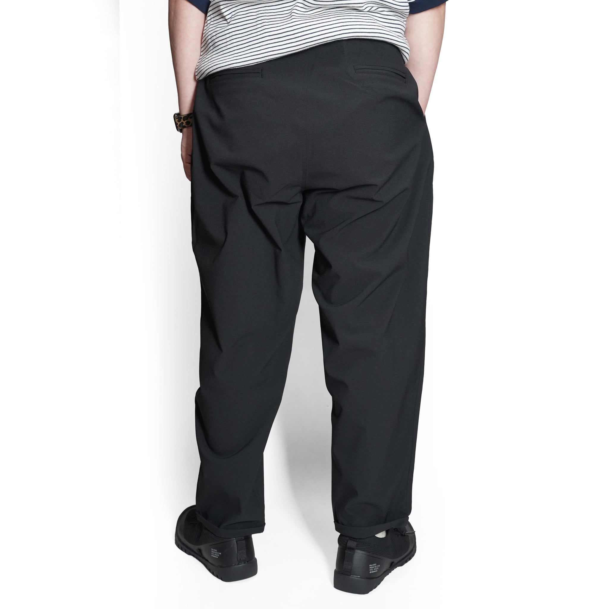 P.H.M.EASY PANTS_TAPERED – Black | POWDERHORN MOUNTAINEERING