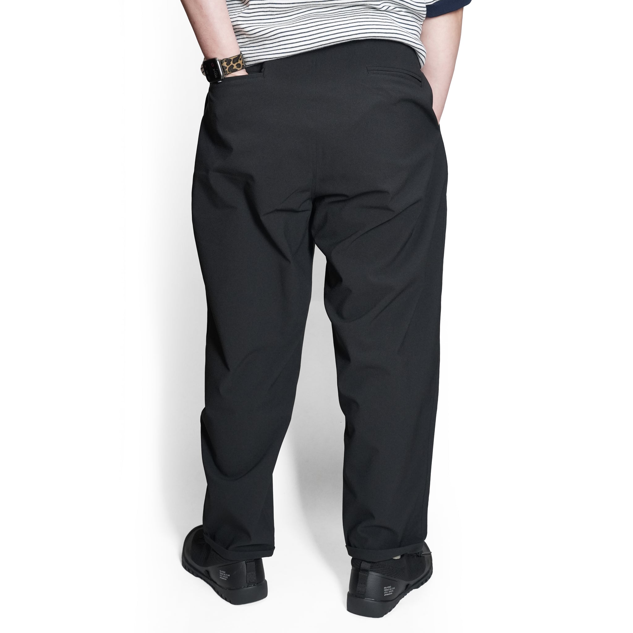 P.H.M.EASY PANTS_TAPERED – Black | POWDERHORN MOUNTAINEERING