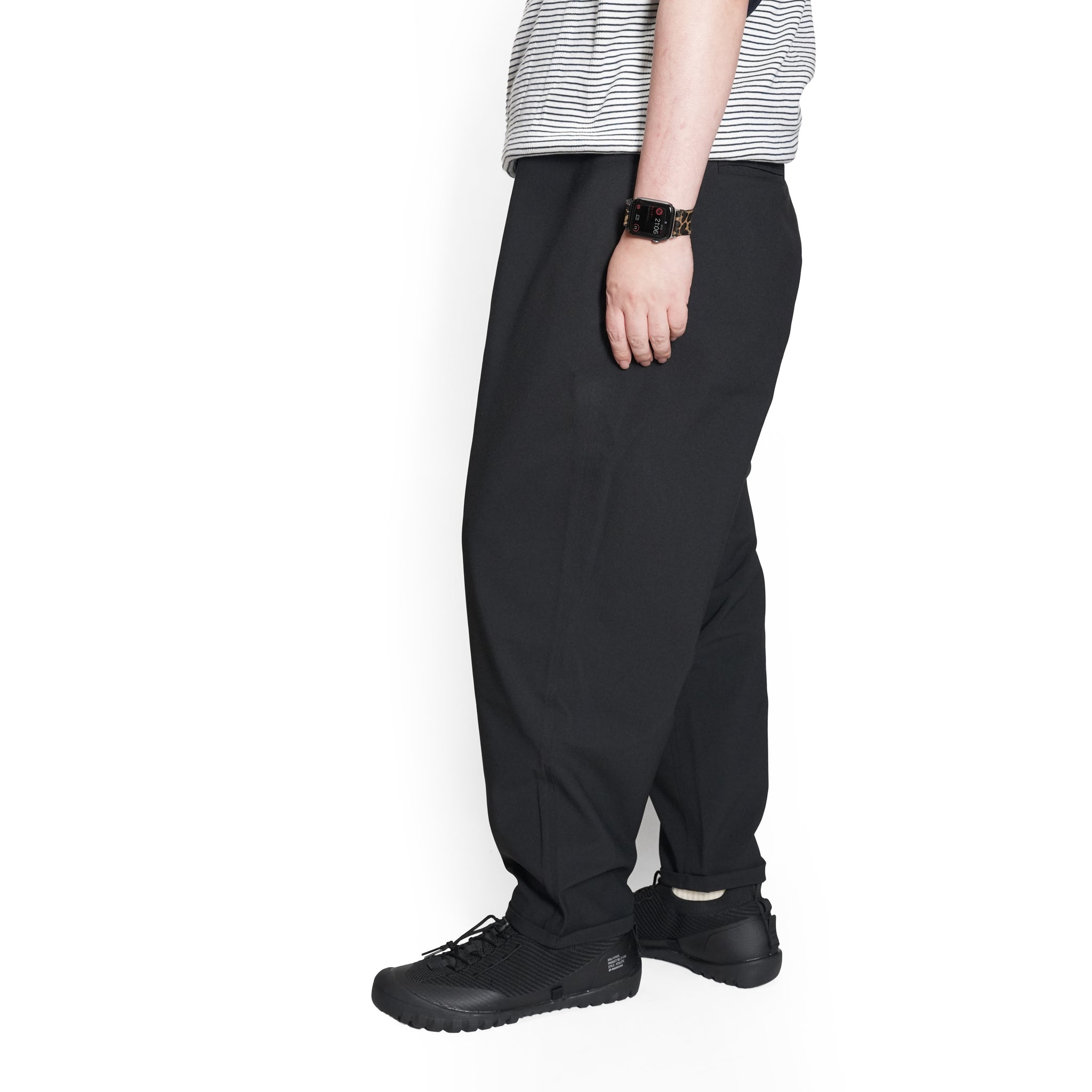 P.H.M.EASY PANTS_TAPERED – Black | POWDERHORN MOUNTAINEERING