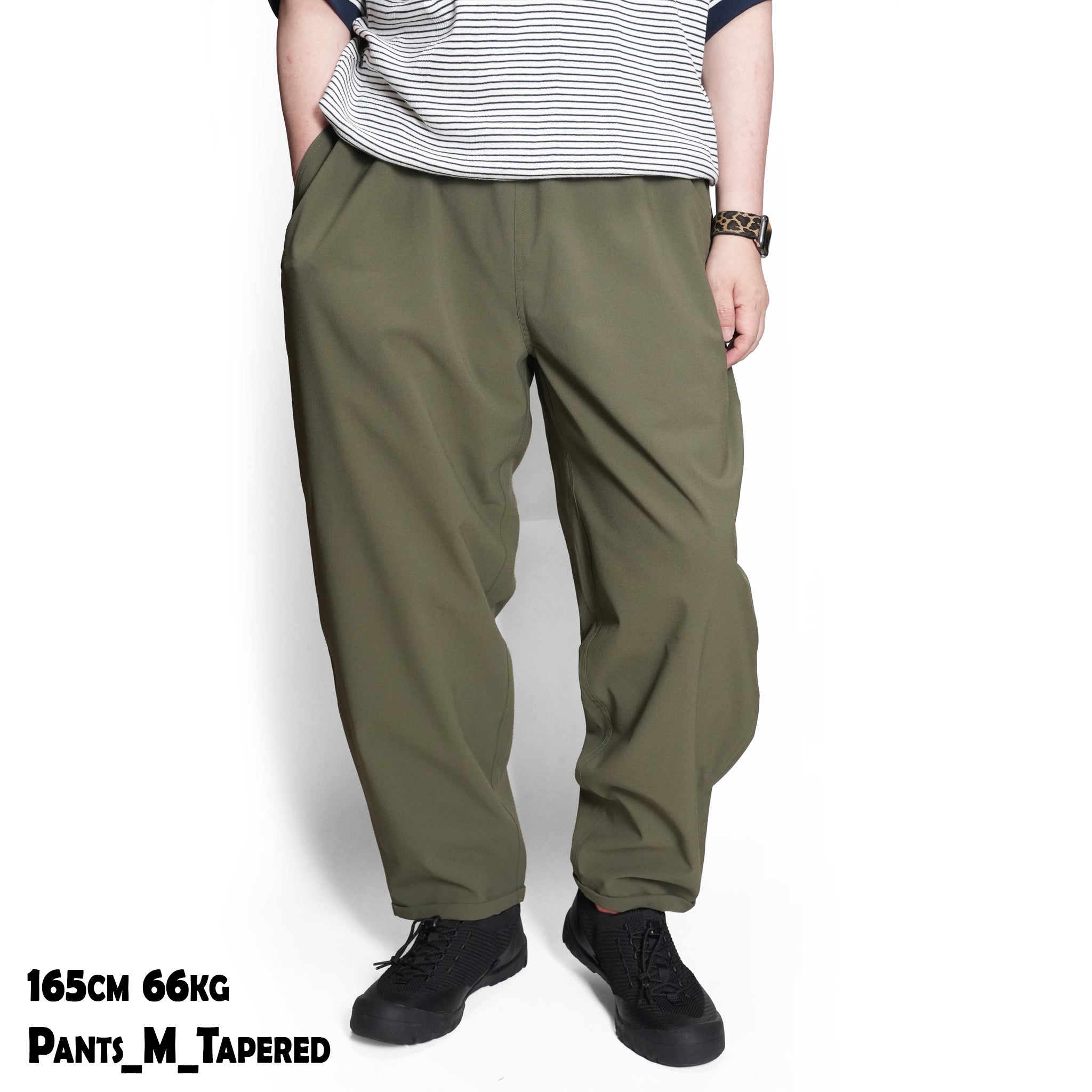 P.H.M.EASY PANTS_TAPERED – olive | POWDERHORN MOUNTAINEERING