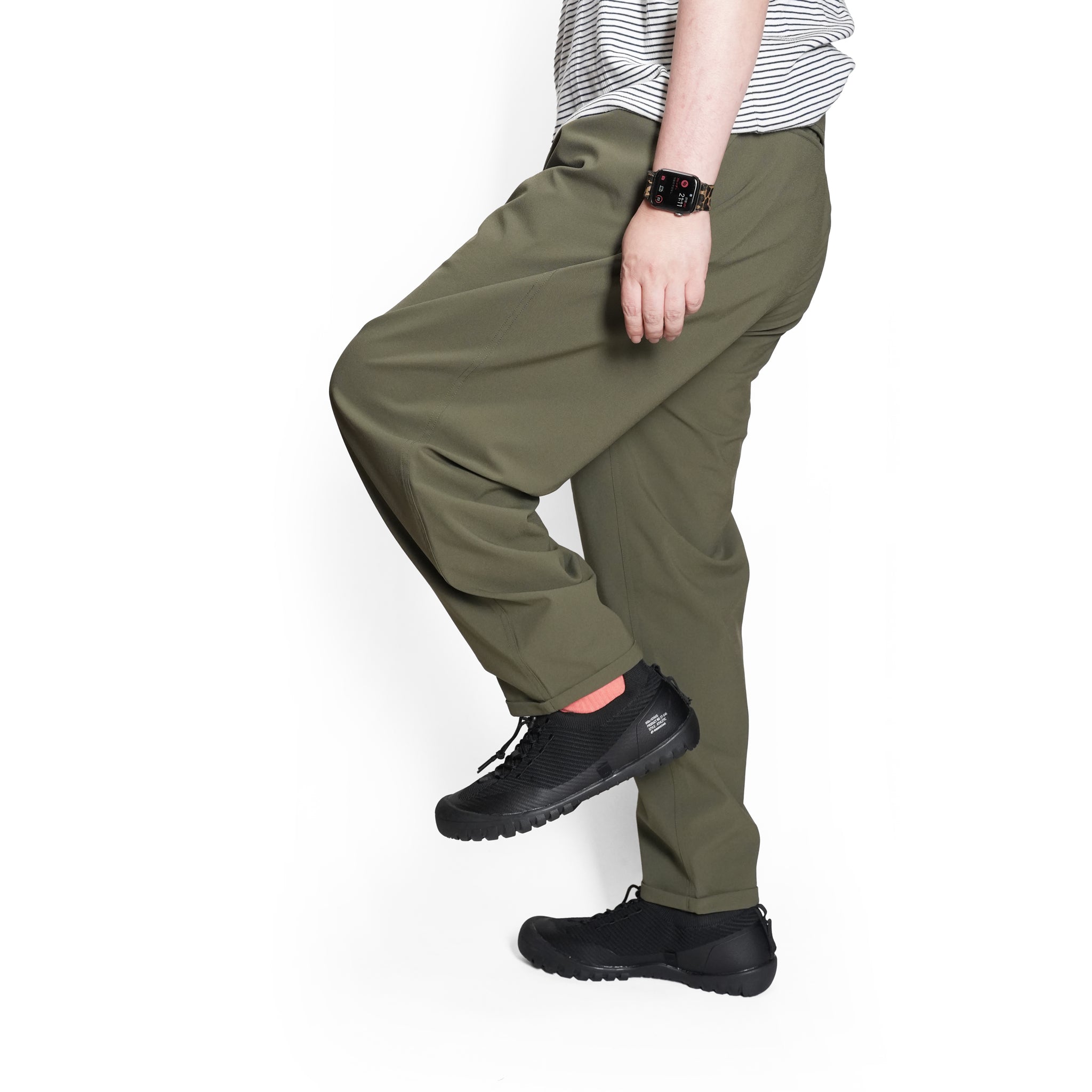 P.H.M.EASY PANTS_TAPERED – olive | POWDERHORN MOUNTAINEERING