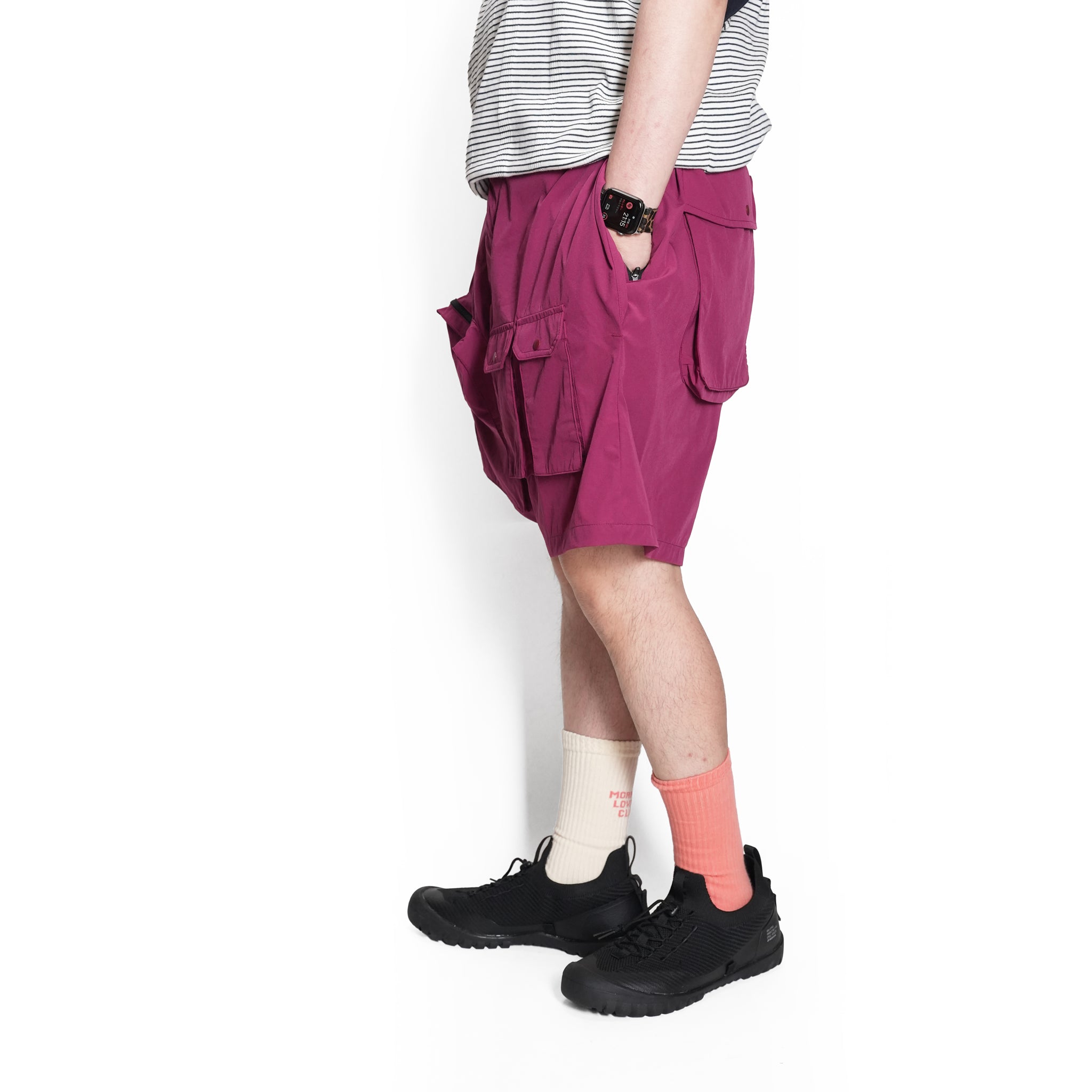 KLM25SPT1138 | AMUN-2 – Black  /  Plum  /  Green | KELEN MEN