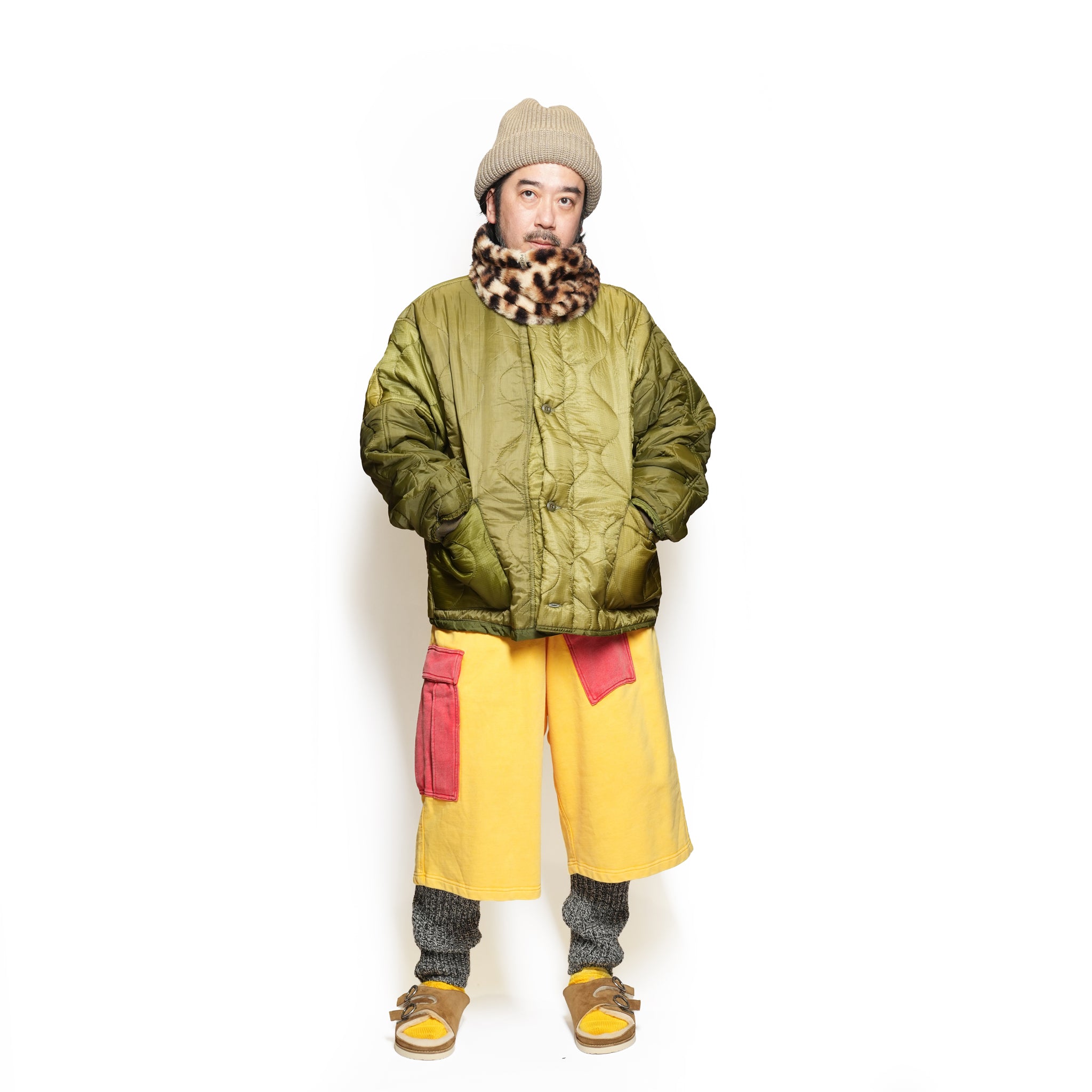 Double Arch pants | Color:Yellow-Red | 【IMPRESTORE_インプレストア】