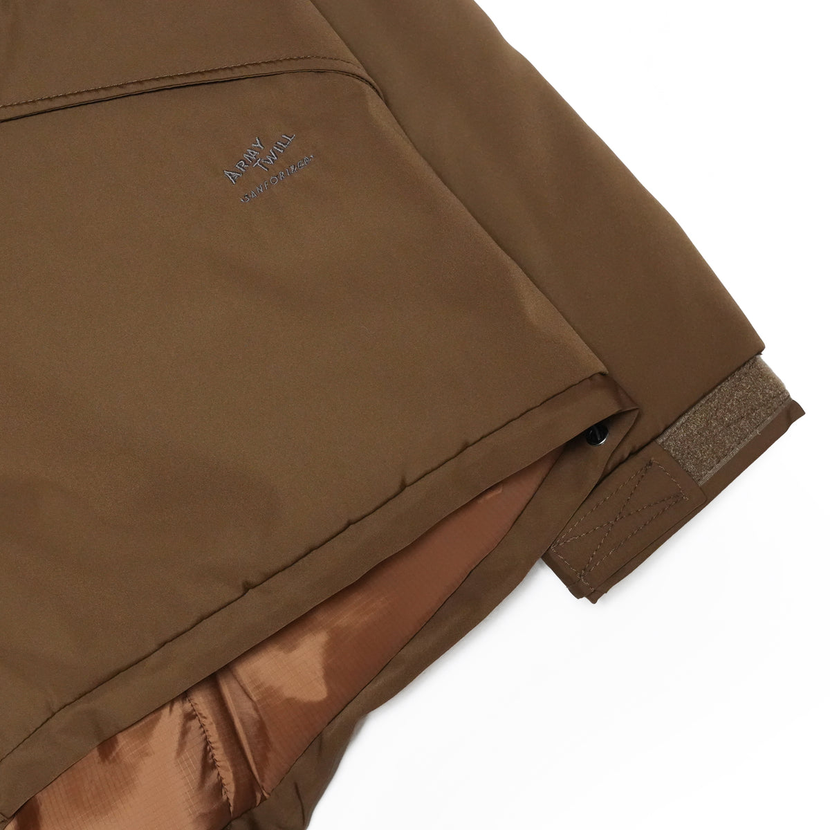 PeWeather Padding Jacket – Brown | ARMY TWILL
