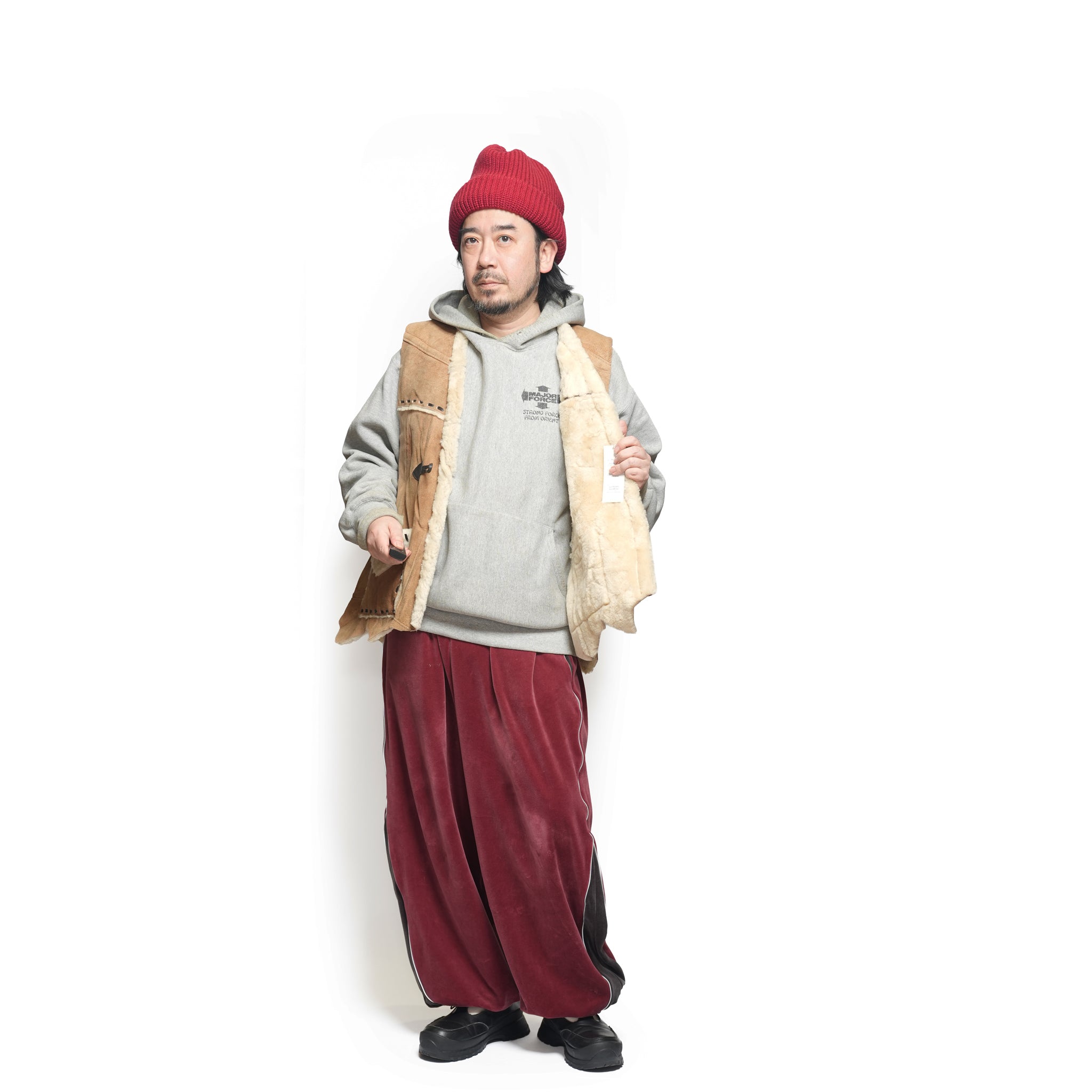 IGLOO MOUTON VEST | Color_B | Size_L | No_RV2601701【NASNGWAM_ナスングワム】