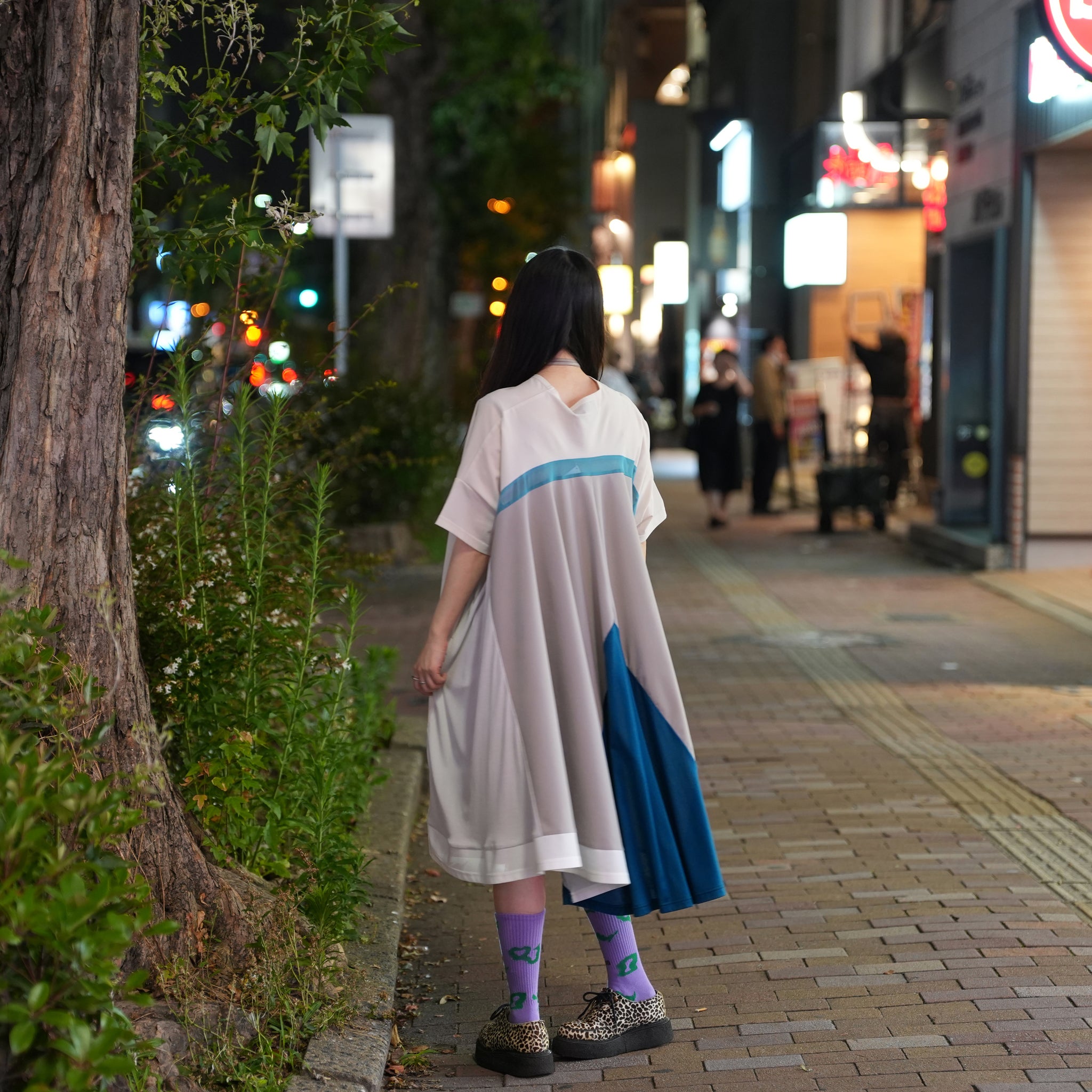 Draped Maxi Tee Dress– L Grey | BEDSIDEDRAMA