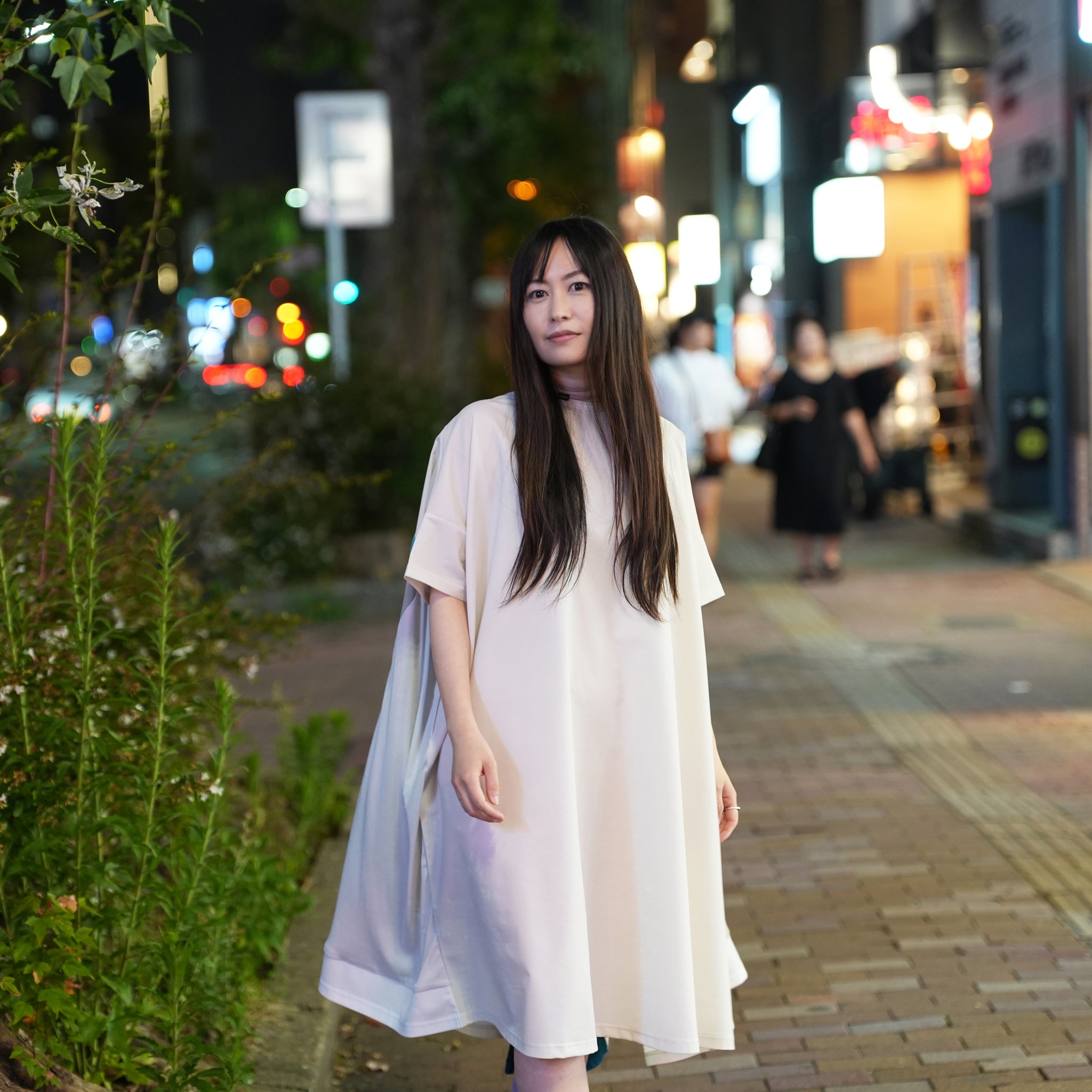 Draped Maxi Tee Dress– L Grey | BEDSIDEDRAMA