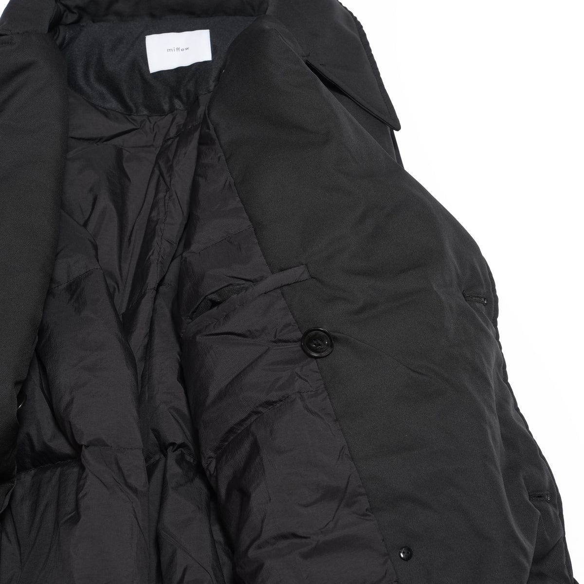 PEA DOWN COAT – Black | MIFFEW