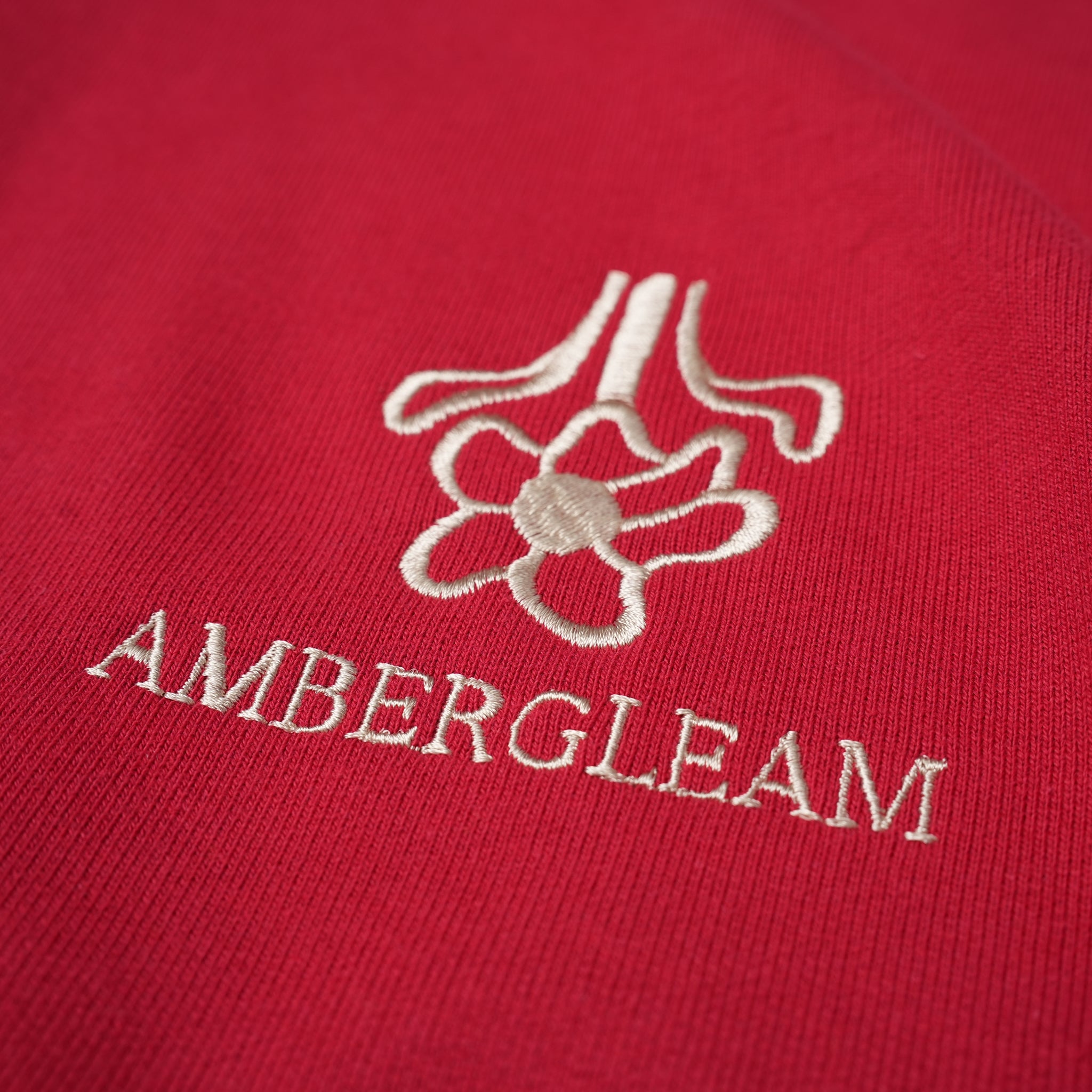 Name:AMBERGLEAM Sweat Hoodie | Color:Red【AMBERGLEAM_アンバーグリーム】| No:1161131111