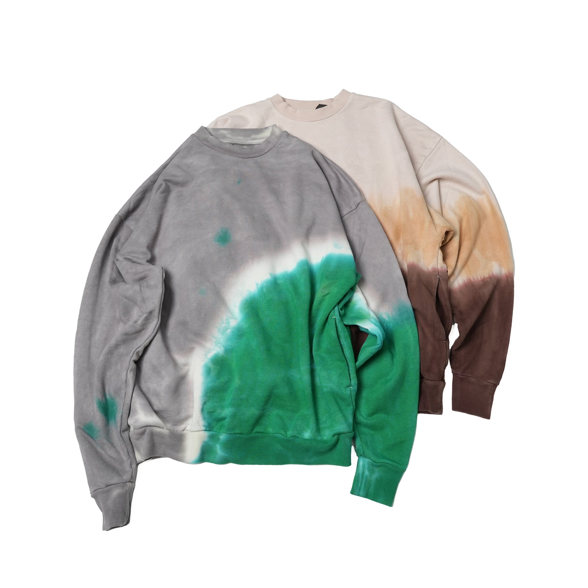 Name:Tiedye Pile Pullover | Color:Mix/Coffee【AMBERGLEAM_アンバーグリーム】| No:1143131111
