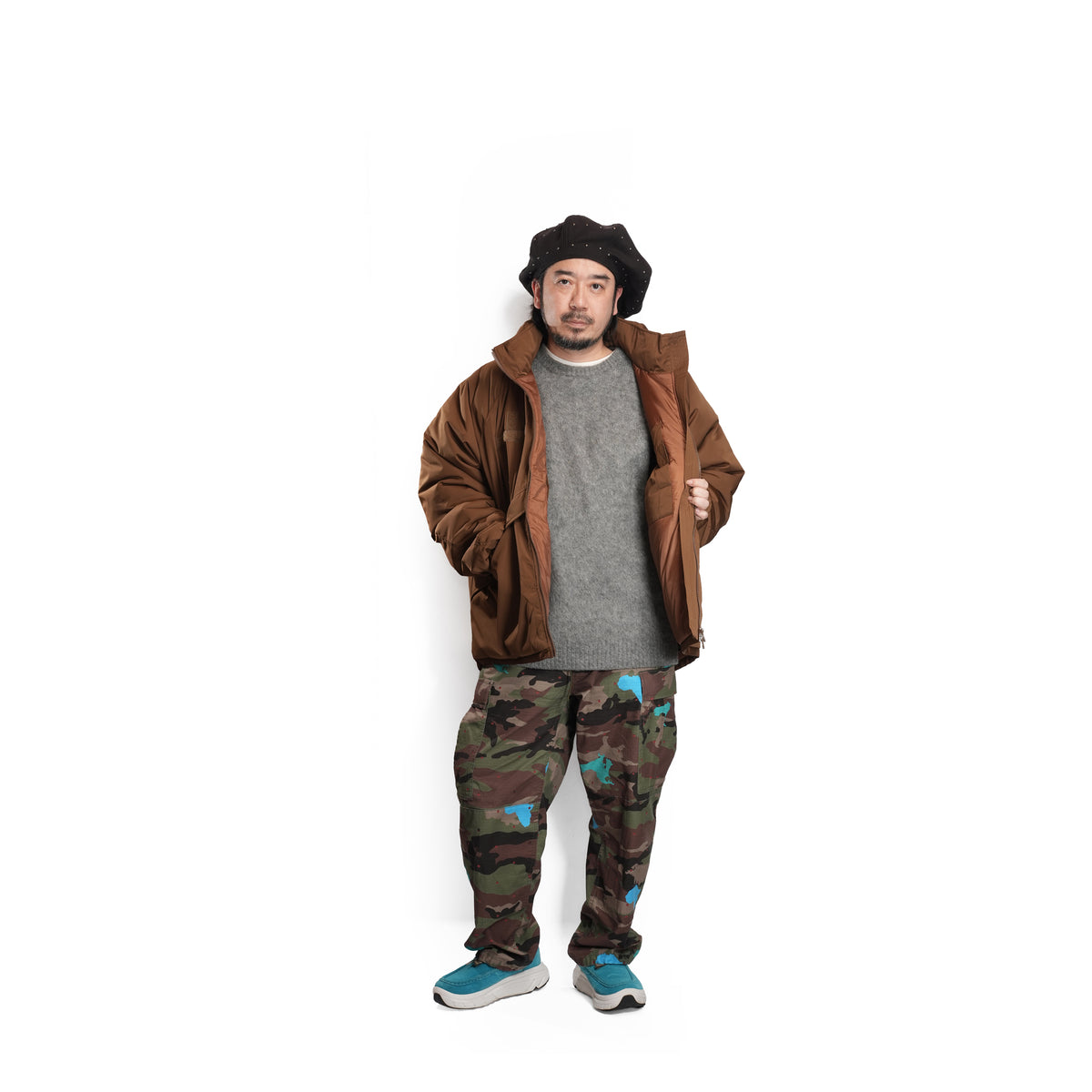 PeWeather Padding Jacket – Brown | ARMY TWILL