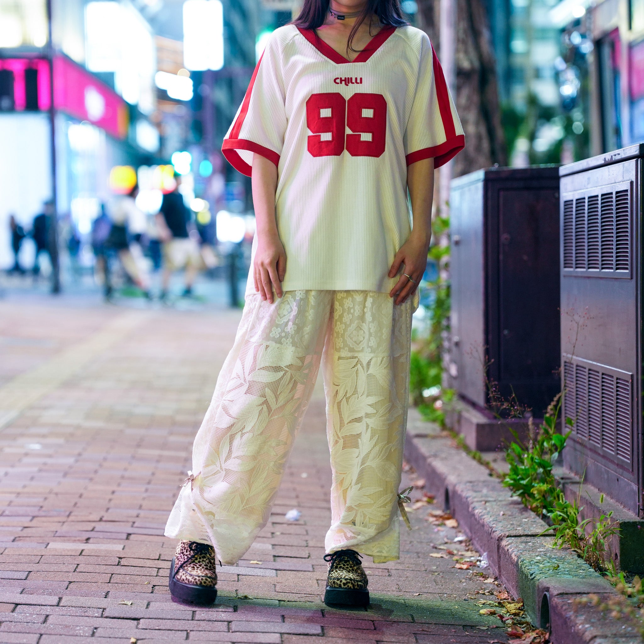 CHILLI 99 WAFFLE TEE – Coconut | ARAMINTA JAMES