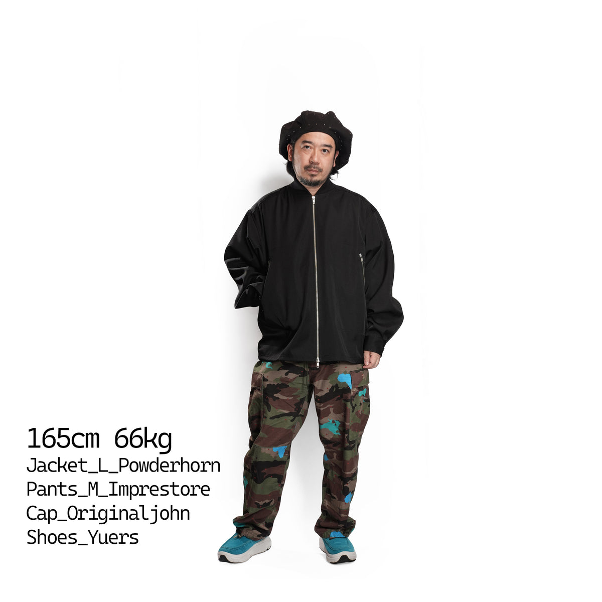 P.H.M Poly-Jsy Blk JACKET | POWDERHORN MOUNTAINEERING
