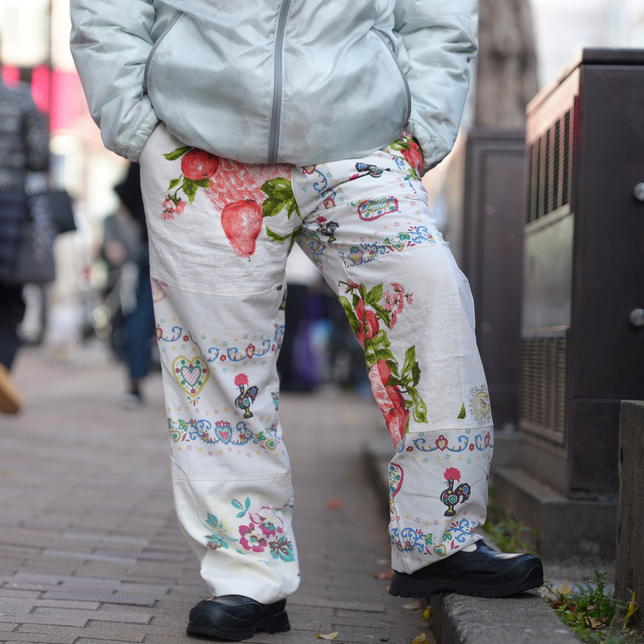 MR-2507676 | 北欧 Vintage Cloth Pants – Multi_D | Size:3 | MR. REMAKE MAN