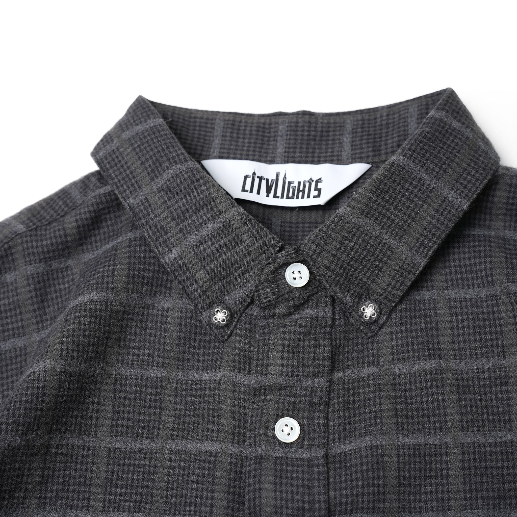 Name: BD SHIRTS | Color:Chacoal Check | Size:Regular/Tall 【CITYLIGHTS PRODUCTS_シティライツプロダクツ】