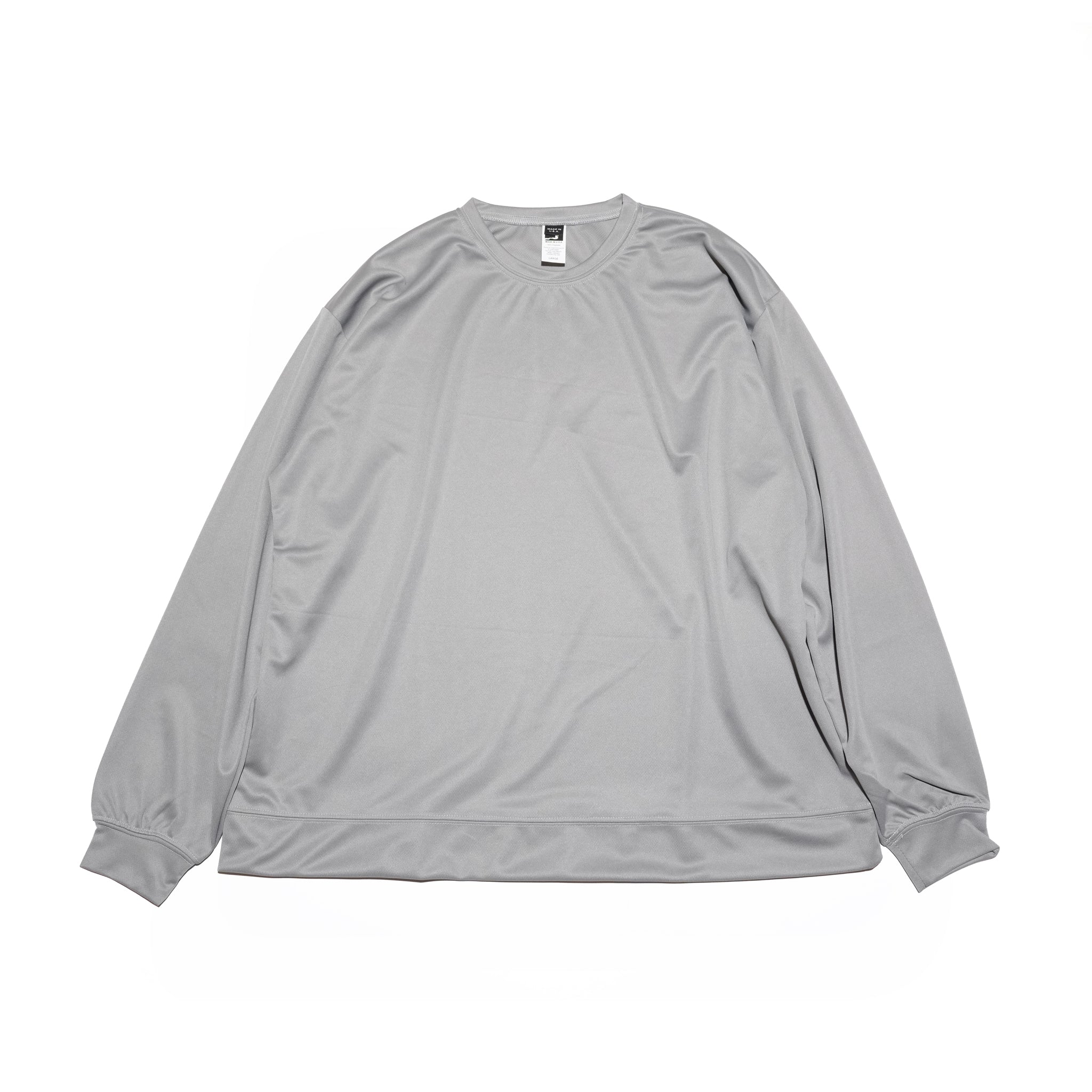 HIGH MOCK DRY SWEATSHIRT – Light Gray | D-SPORT WEAR | SMOKE T ONE