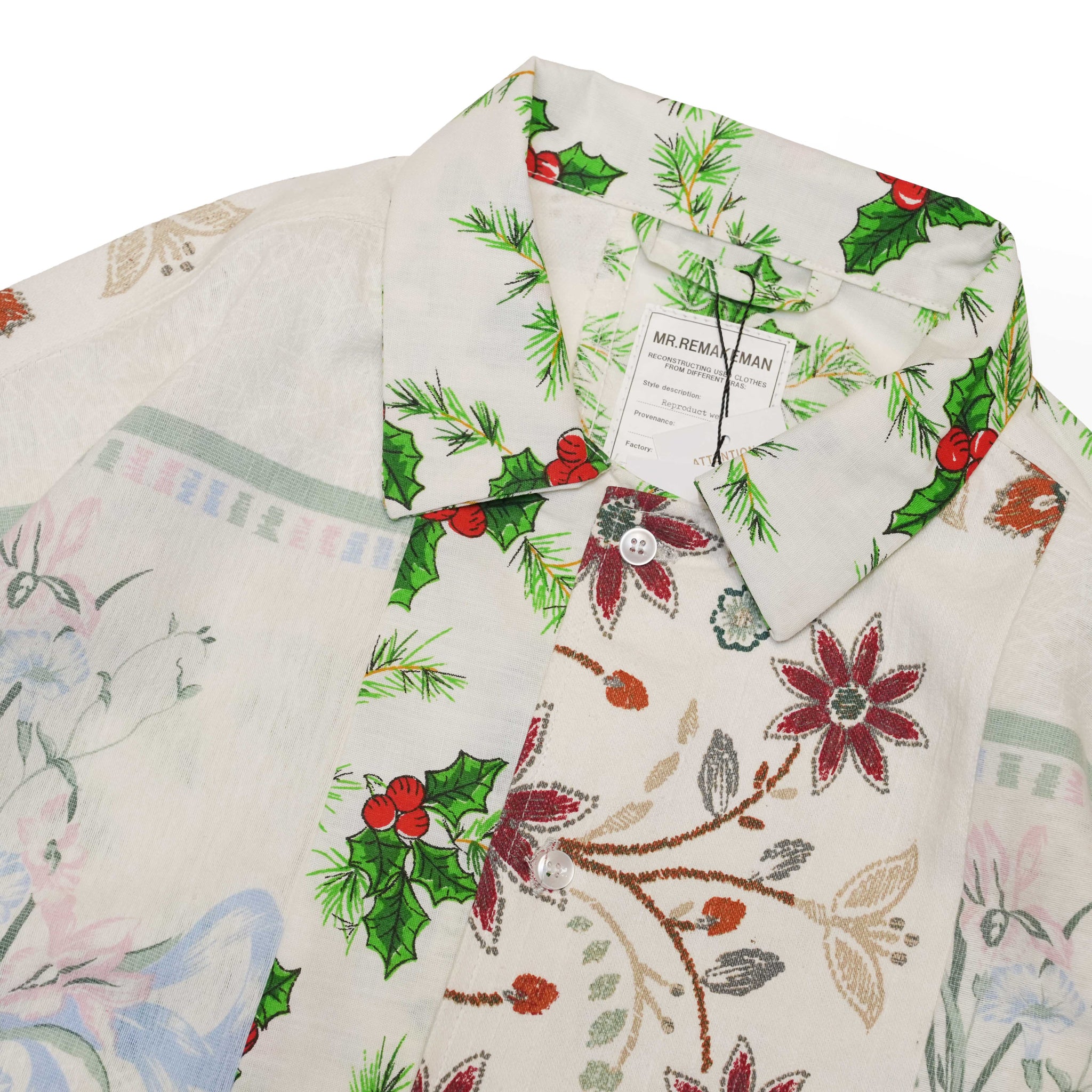 MR-2507675 | 北欧 Vintage Cloth Shirts | Color:Multi | Size:2【Mr. Remake Man】