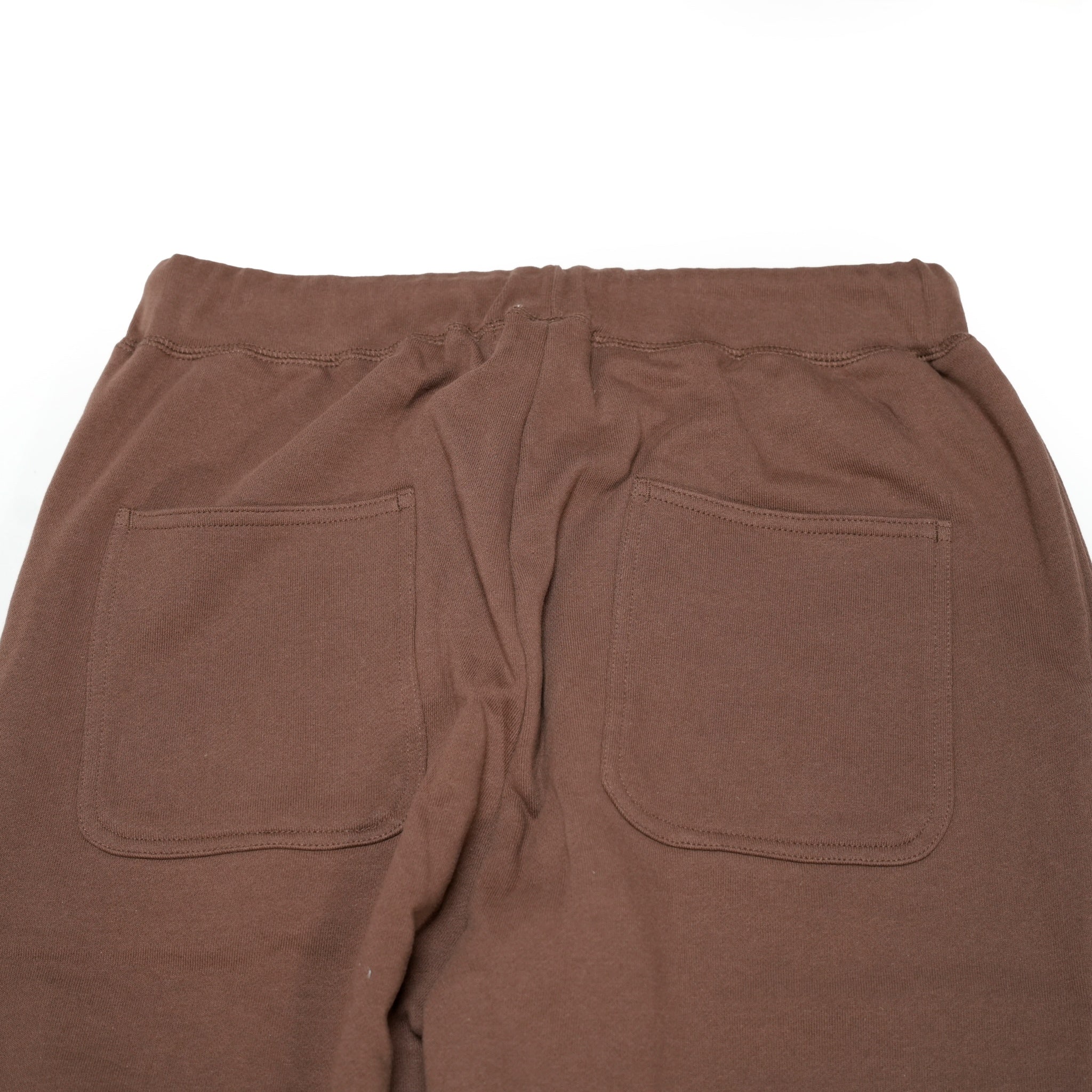 FP002_Brown | サイドベロアスウェットパンツ | Color:Brown【FULAT_フラット】