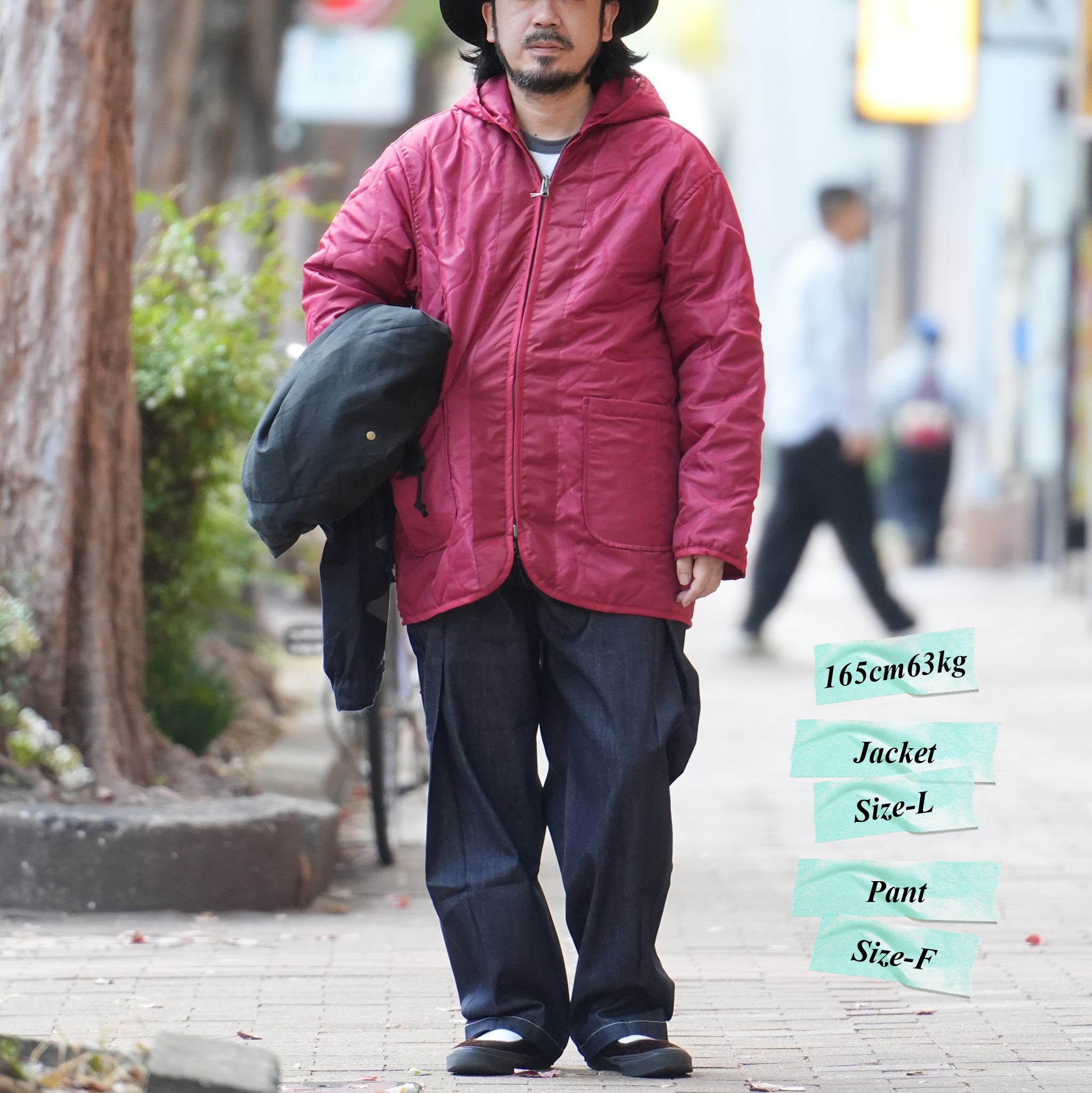 RJ0410006 | LINER PARKA | Color:03-Red/04-Yellow【NASNGWAM_ナスングワム】