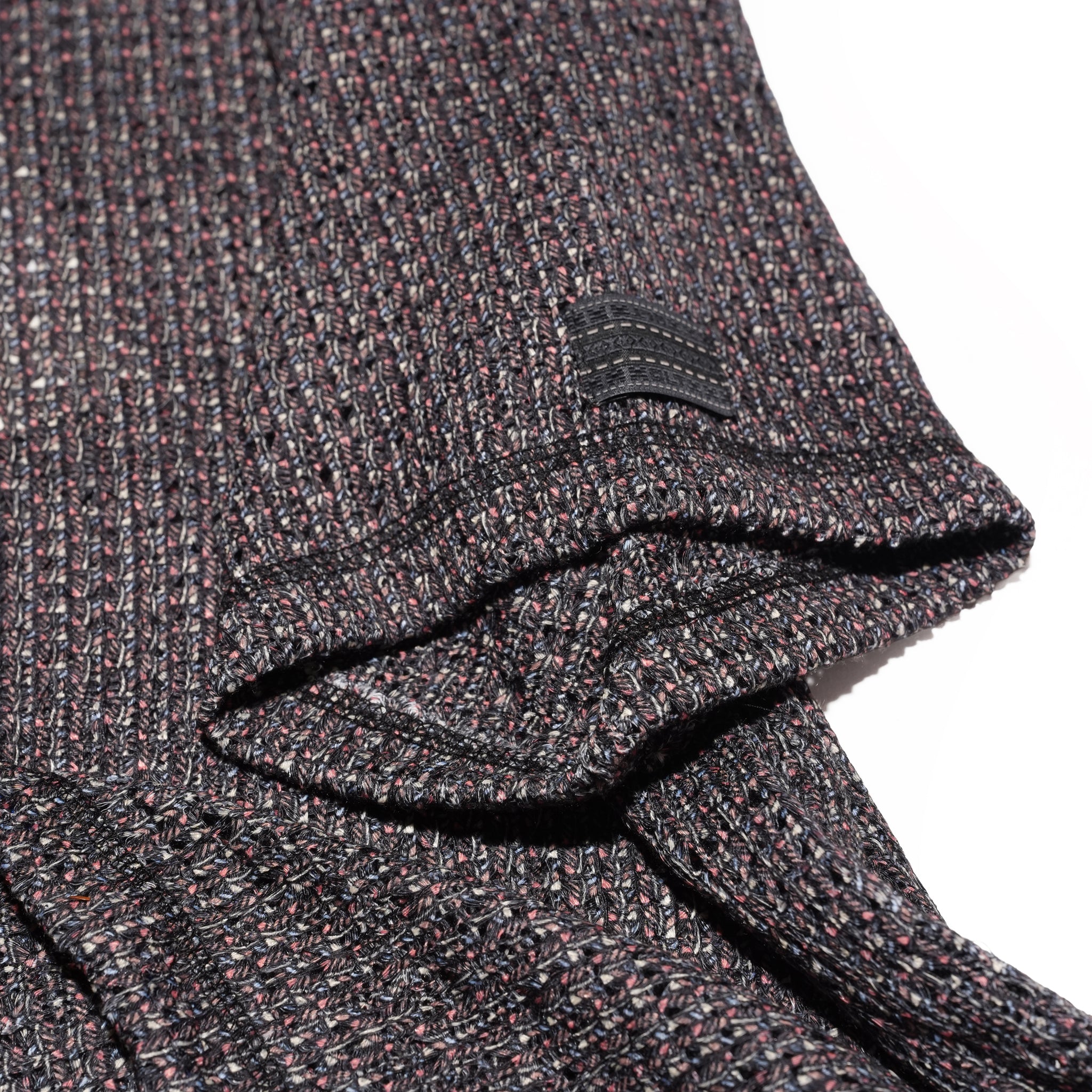MIXED-MESH KNIT – MIXED-BLACK | QUOLT