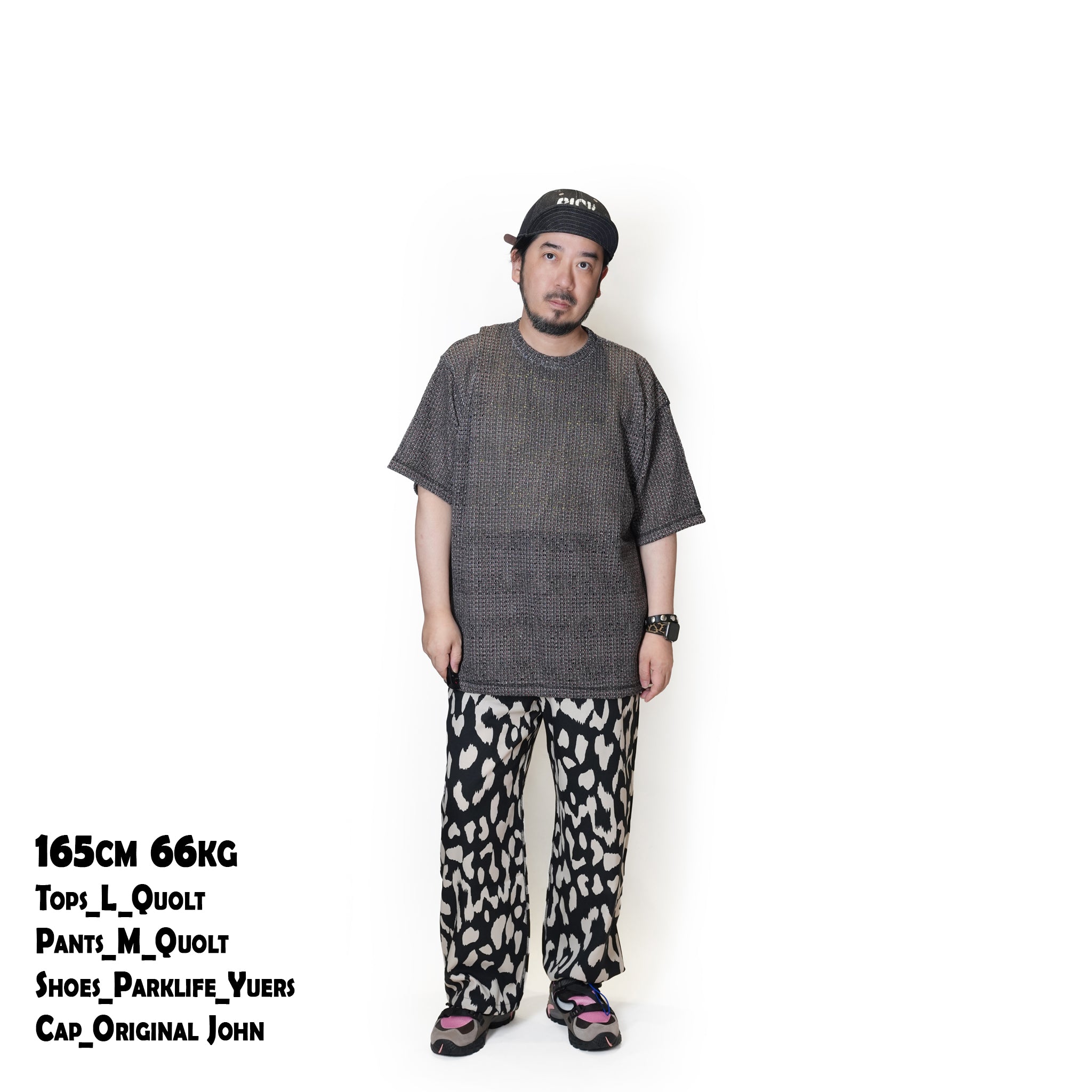 ABSTRACT PANTS – BLACK-IVORY | QUOLT