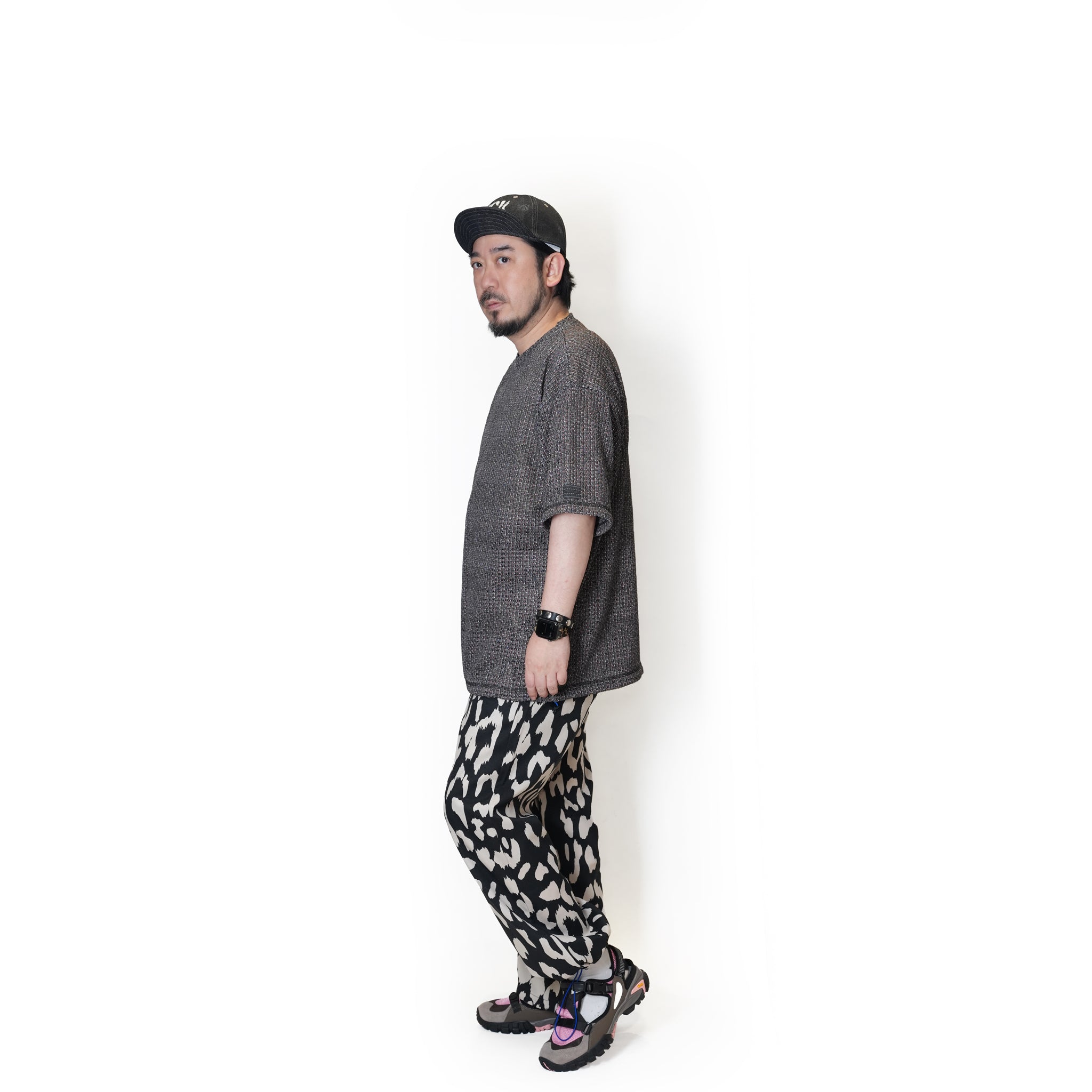 ABSTRACT PANTS – BLACK-IVORY | QUOLT