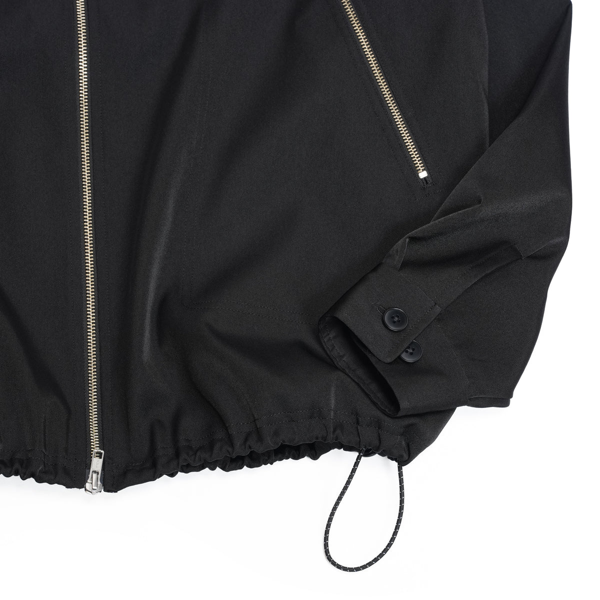 P.H.M Poly-Jsy Blk JACKET | POWDERHORN MOUNTAINEERING