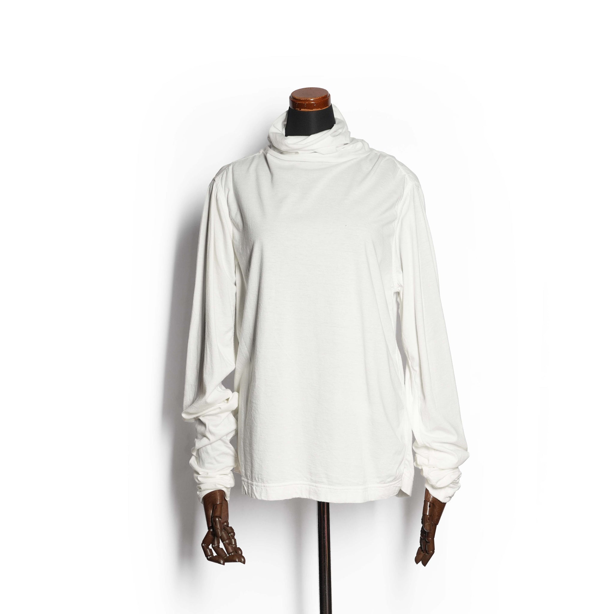 SUPER LONG SLV. MILITARY TURTLE | Color_White/Black | No_252-401_white【CaRouseLamBRa_ケラウズランブラ】