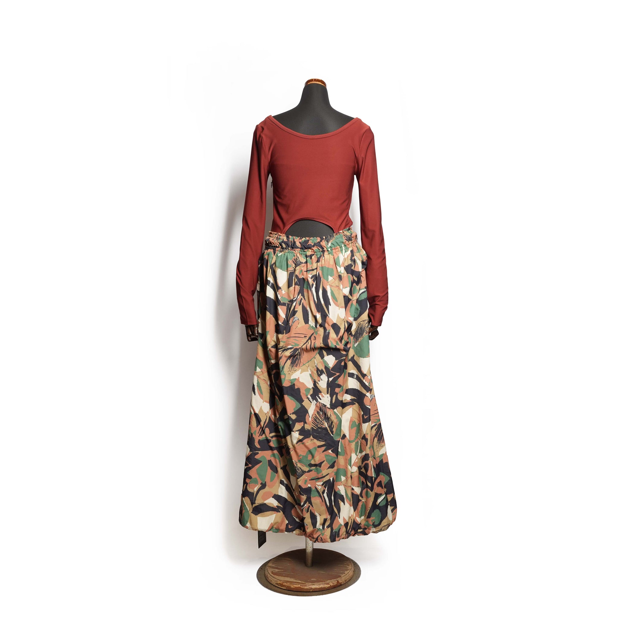 Balloon Hybrid Dress – Camoflage | AMBERGLEAM