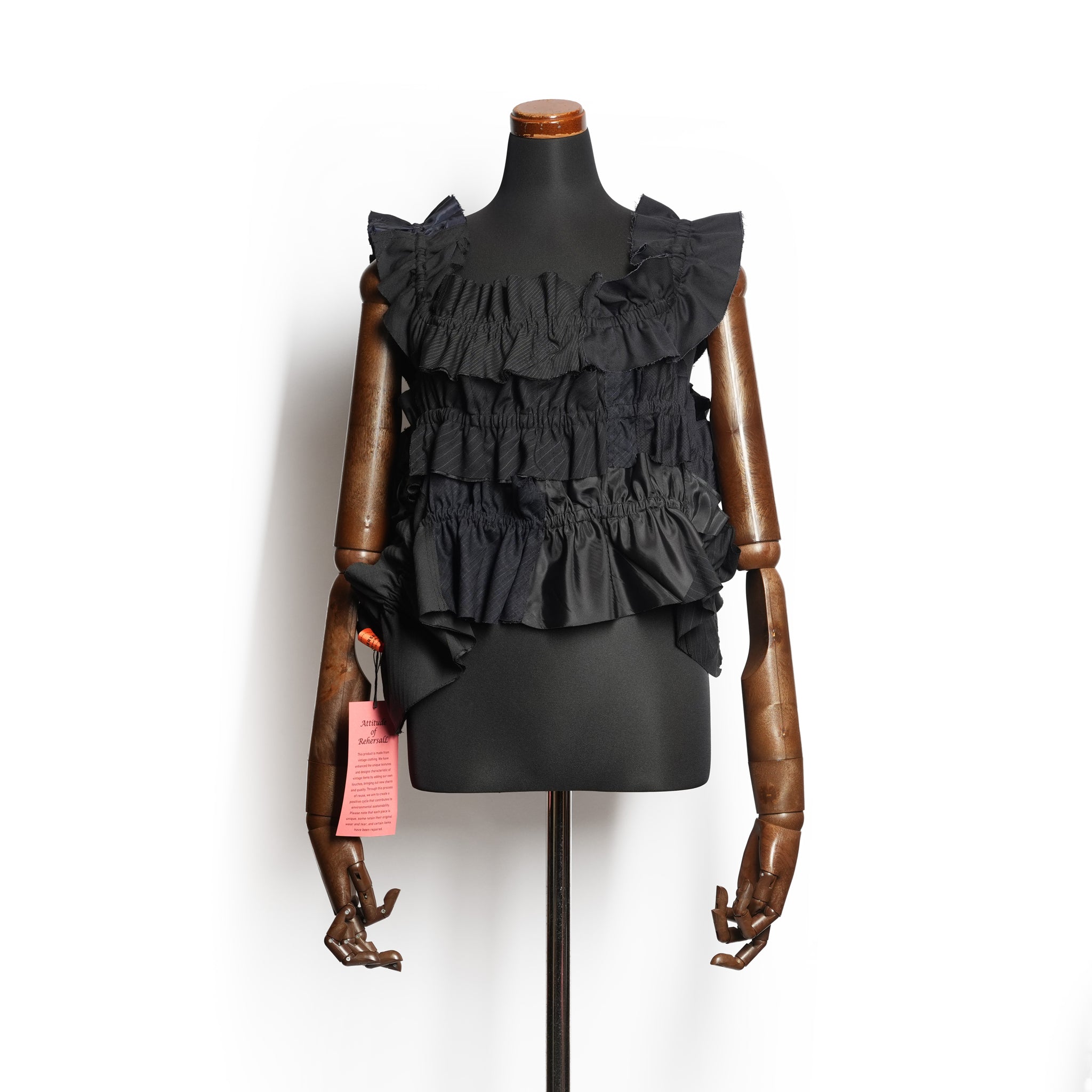 AT-283 | スーツパッチフリルキャミ  | Color:Assort_18 | Size-Free【REHERSALL_リハーズオール】