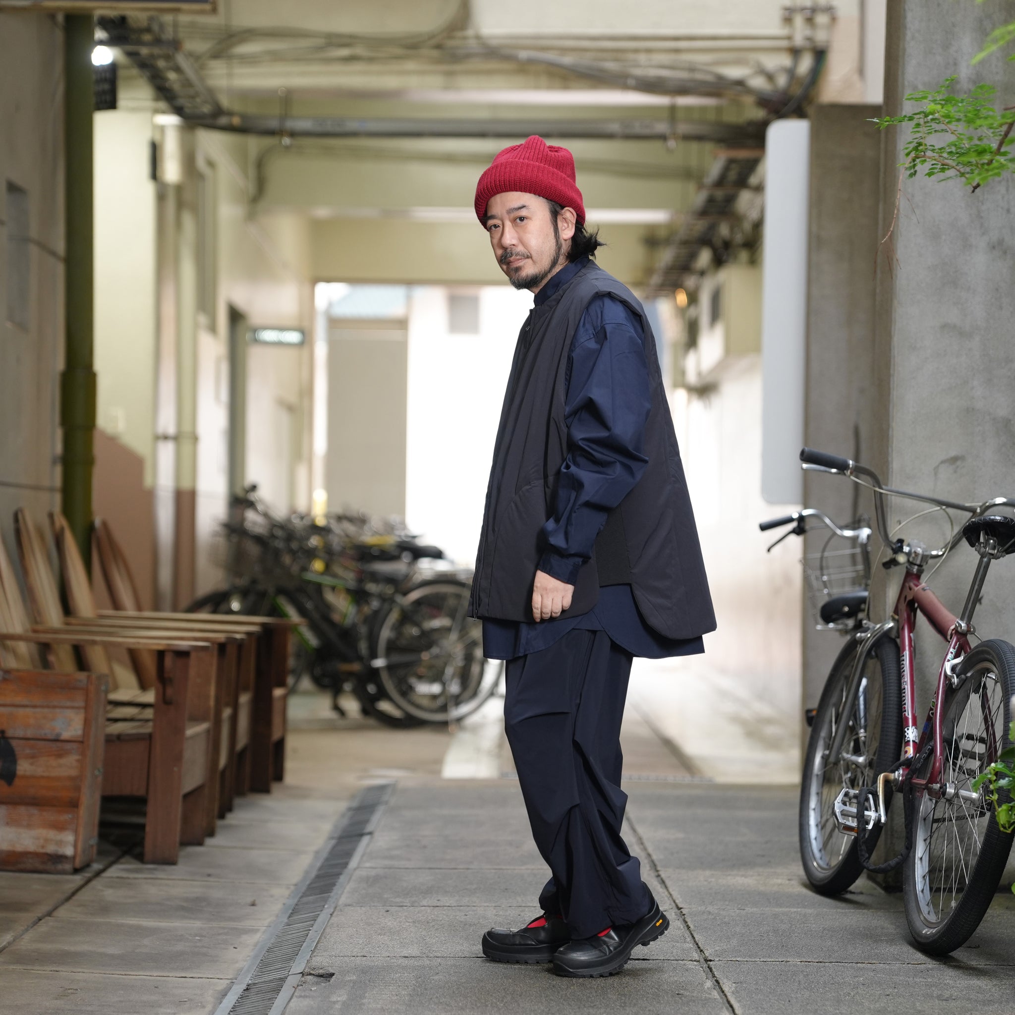 HYS SEA ブラック ジッパーベスト ジッパーベスト – Black | _206 – black | UNTRACE