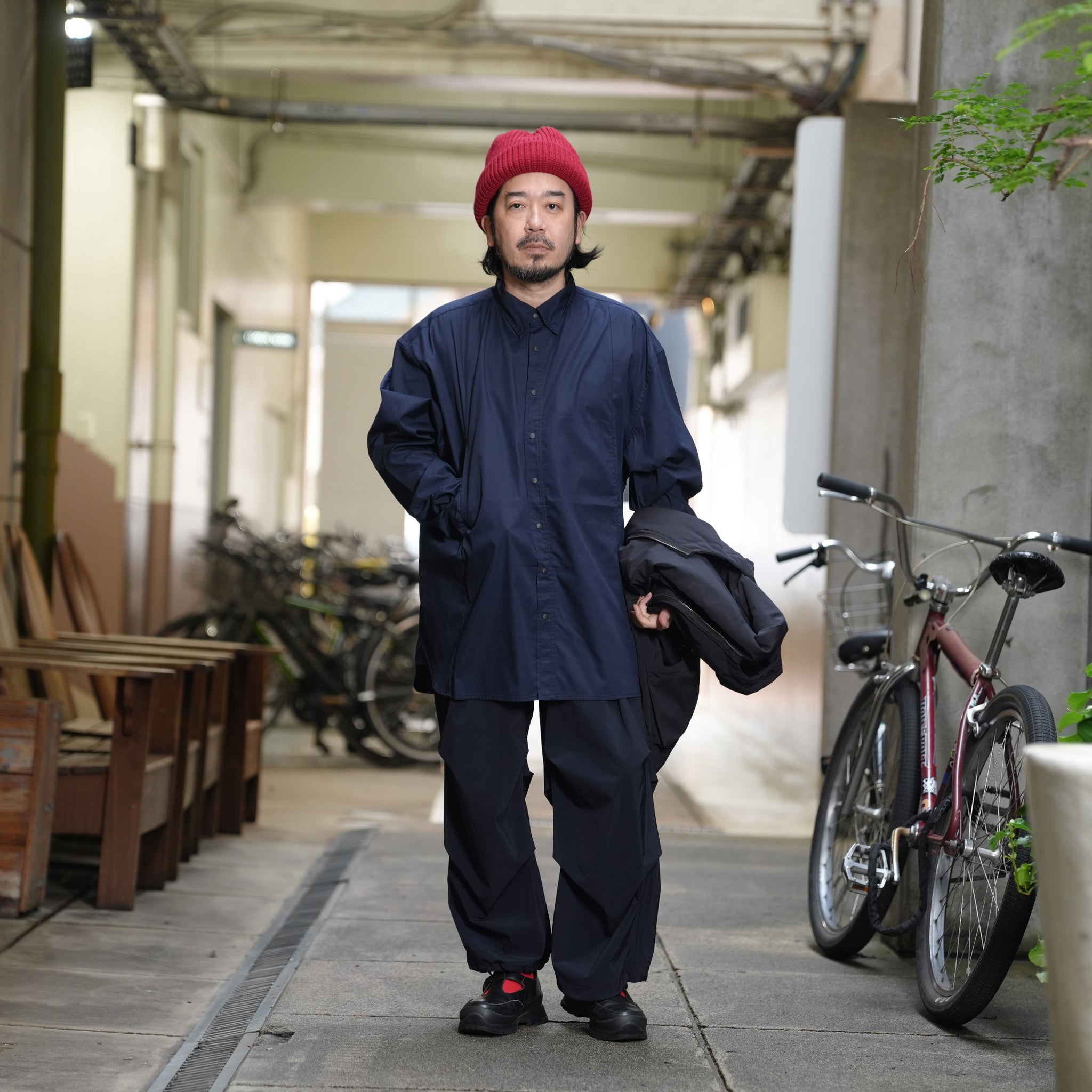 バックタック フライトパンツ | Color_Color: Dark Navy | No__163_color: dark navy【UNTRACE_アントレース】