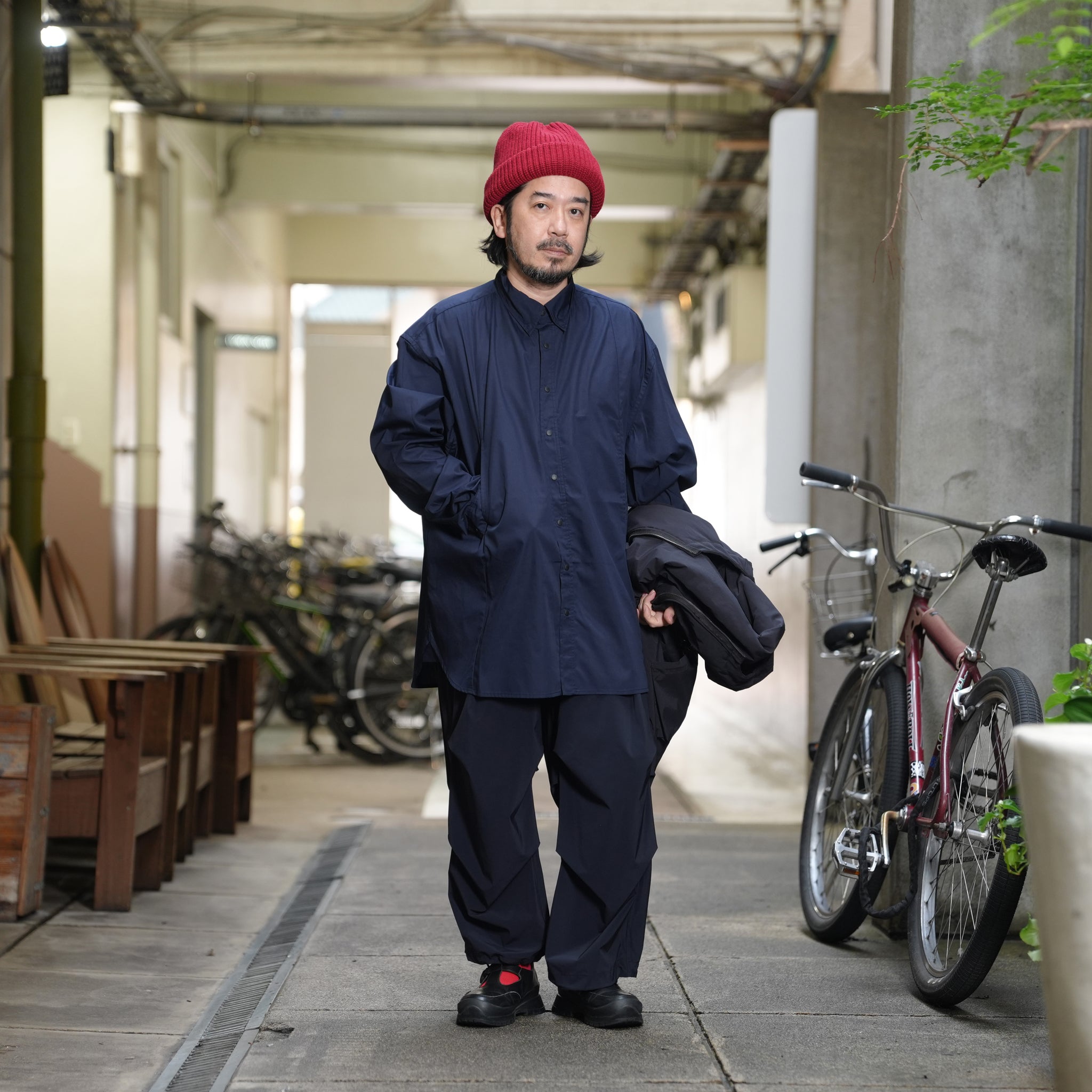 レギュラーカラーシャツ – Dark Navy | _207 – dark navy | UNTRACE