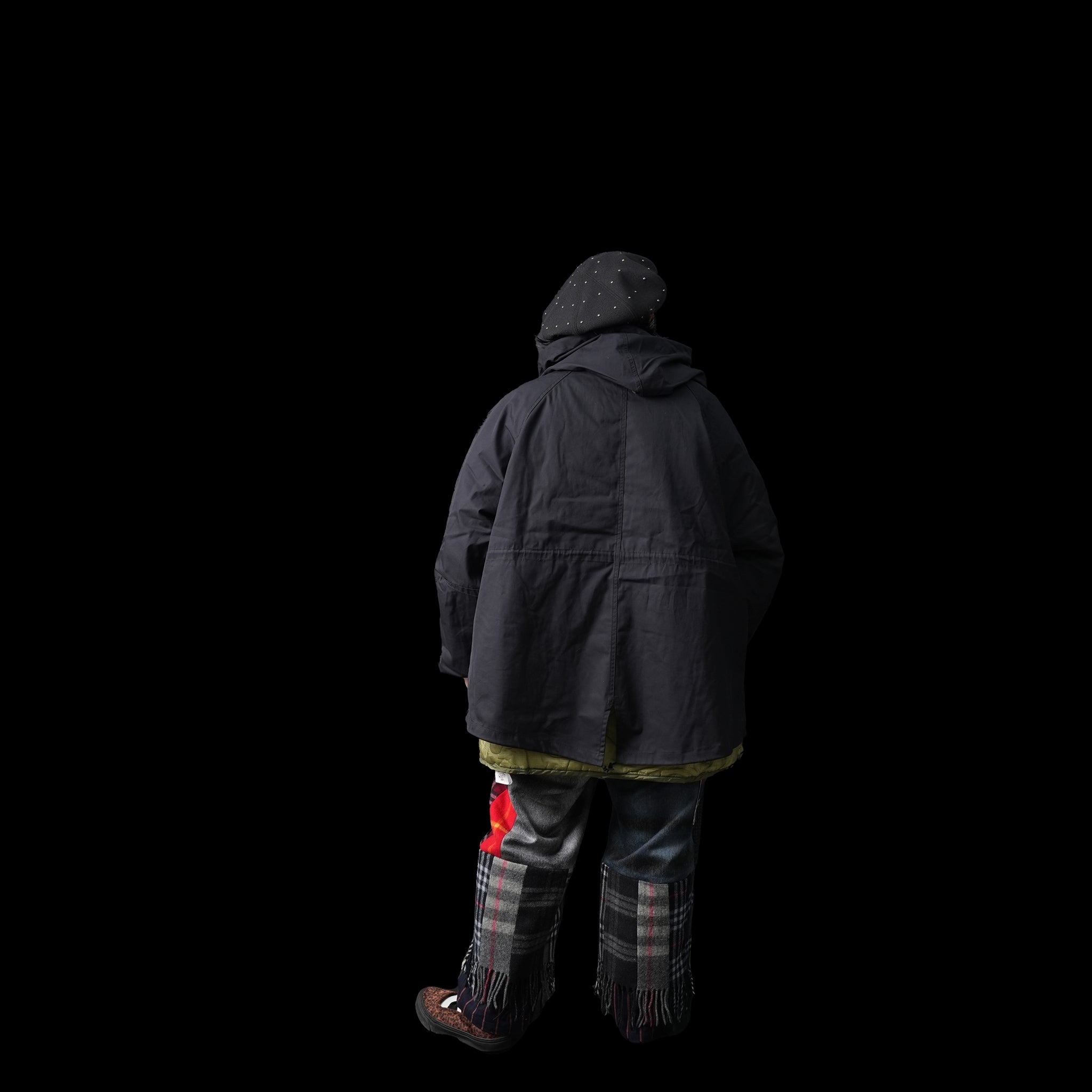 No:ms21f007 | Name:Ashland 90s Short Snow Parka with Dead-Stock Lining | Color:Black【MADE IN STANDARD】