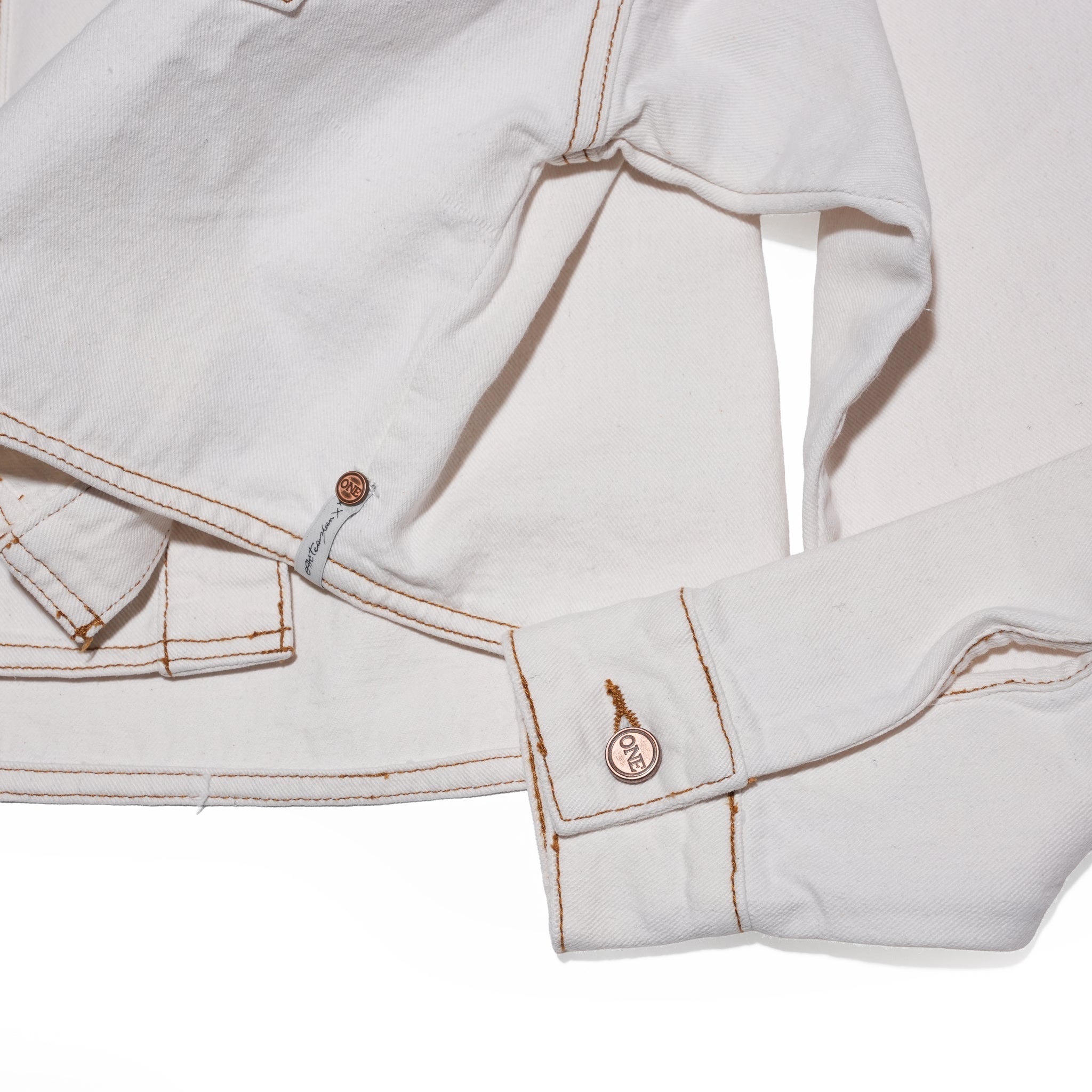 RUSTLER CROPPED DENIM SHACKET – White Beauty | ONE TEASPOON