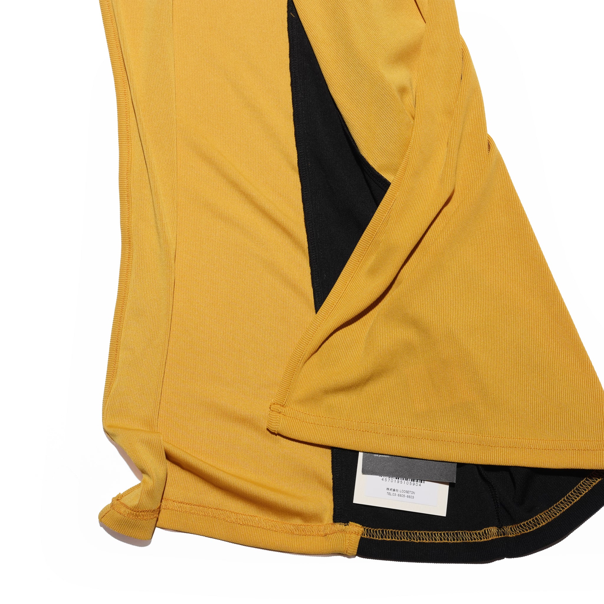 アシンメトリーRIBカットドレス – Bicolor | 26SS-SPW-09_Bicolor | AMBERGLEAM