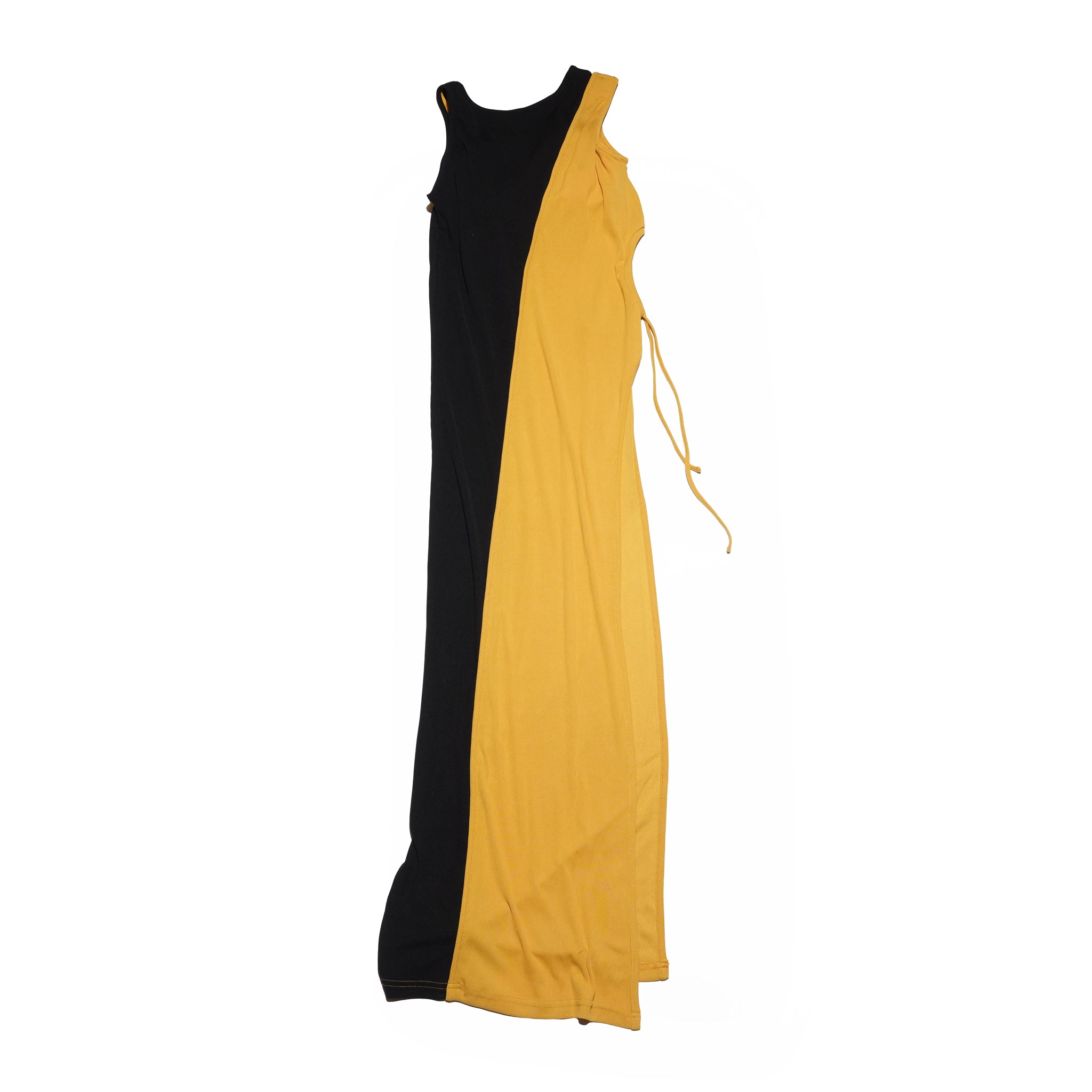 アシンメトリーRIBカットドレス – Bicolor | 26SS-SPW-09_Bicolor | AMBERGLEAM