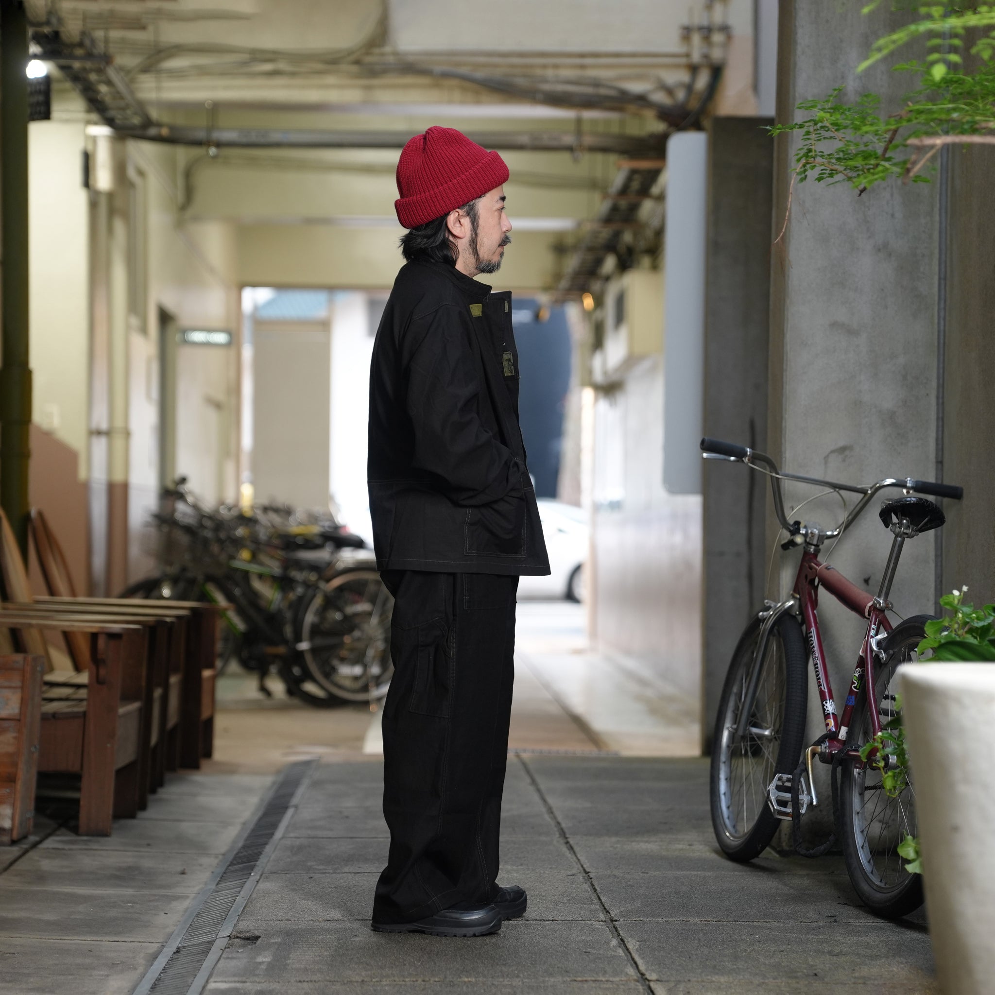 MEC COVERALL JACKET – Dyed Black | odd2025aw-003 | ODDMENT