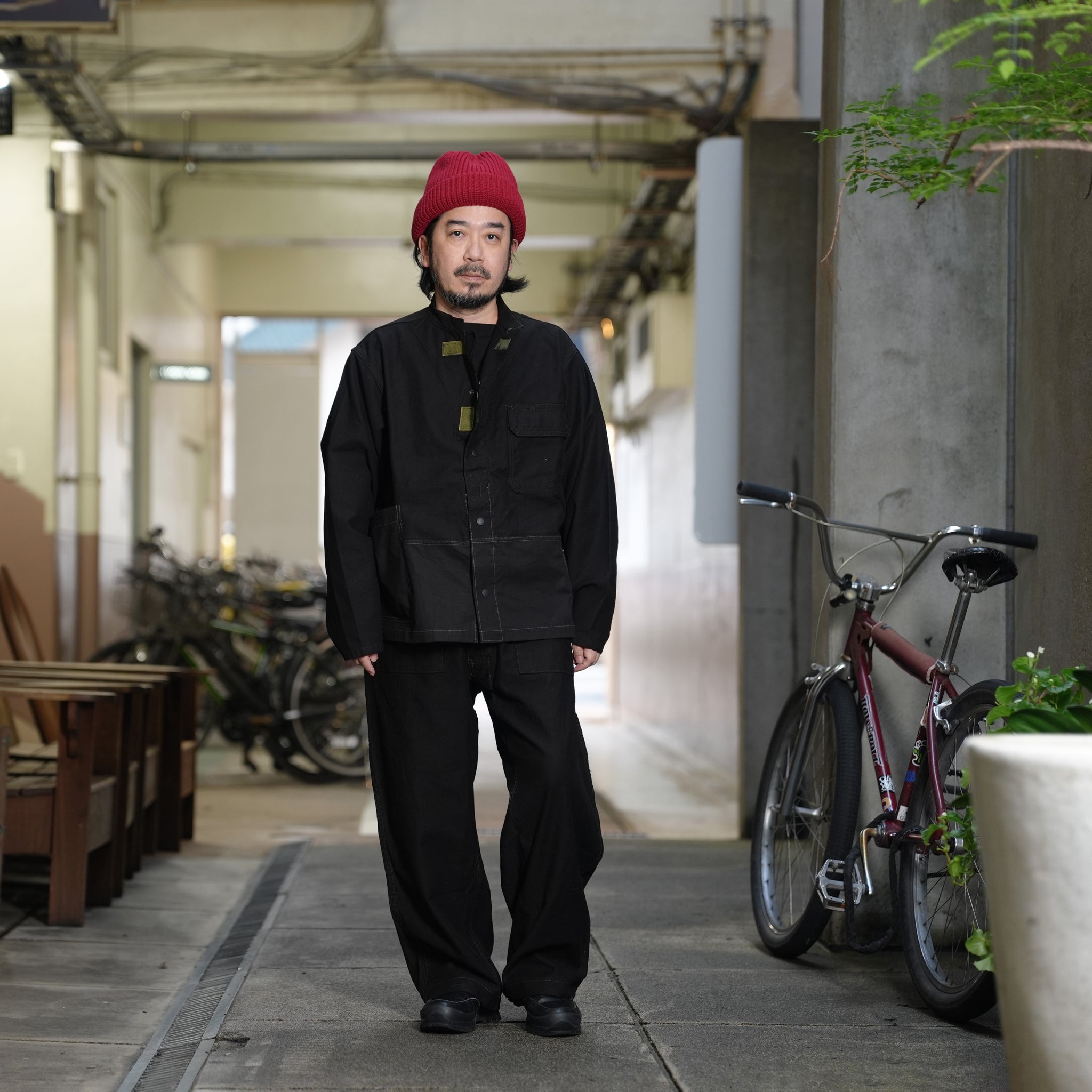 MEC COVERALL JACKET – Dyed Black | odd2025aw-003 | ODDMENT