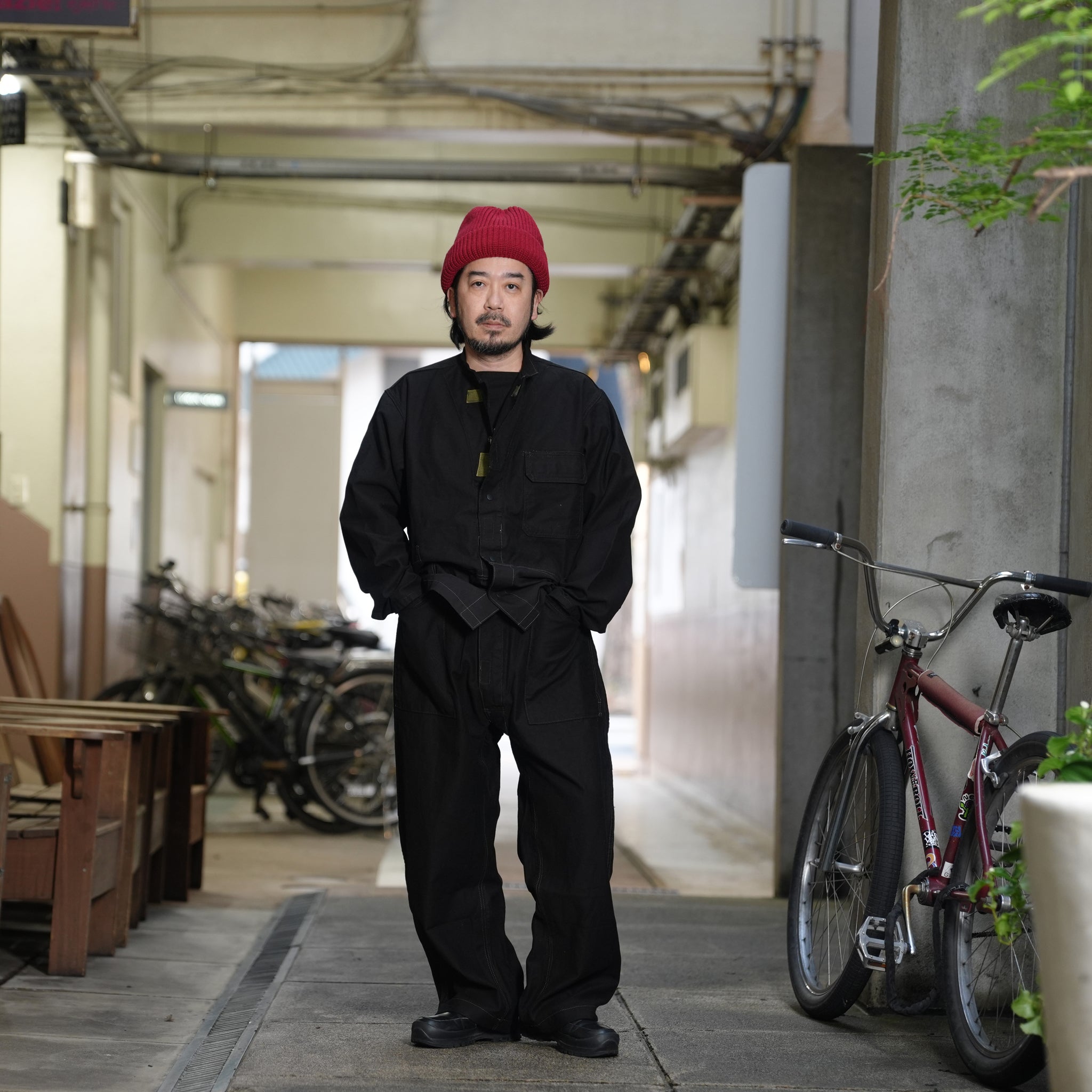 MEC COVERALL JACKET – Dyed Black | odd2025aw-003 | ODDMENT