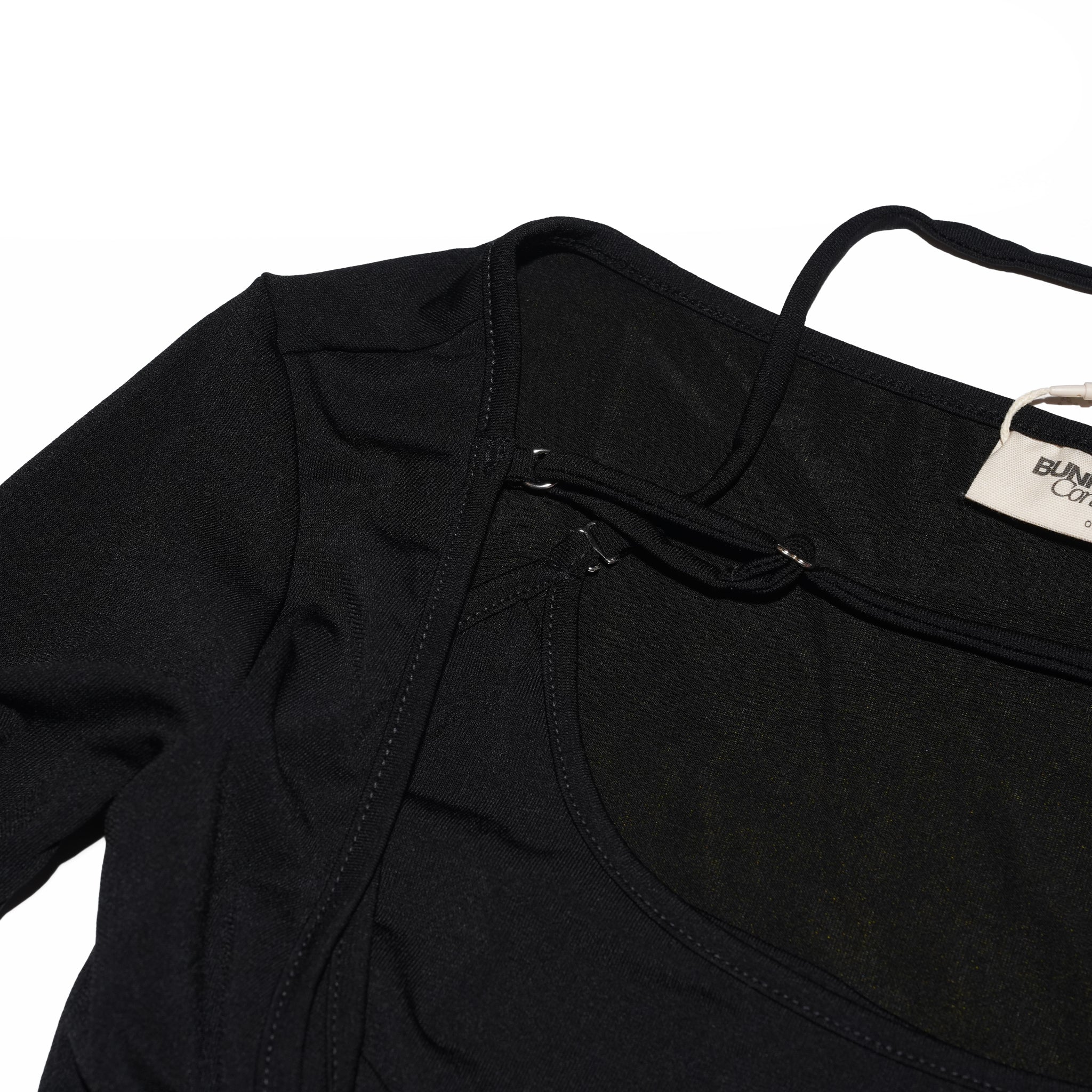 BISOU LONG SLEEVE TOP (BLACK) | Bunny Hill Concept