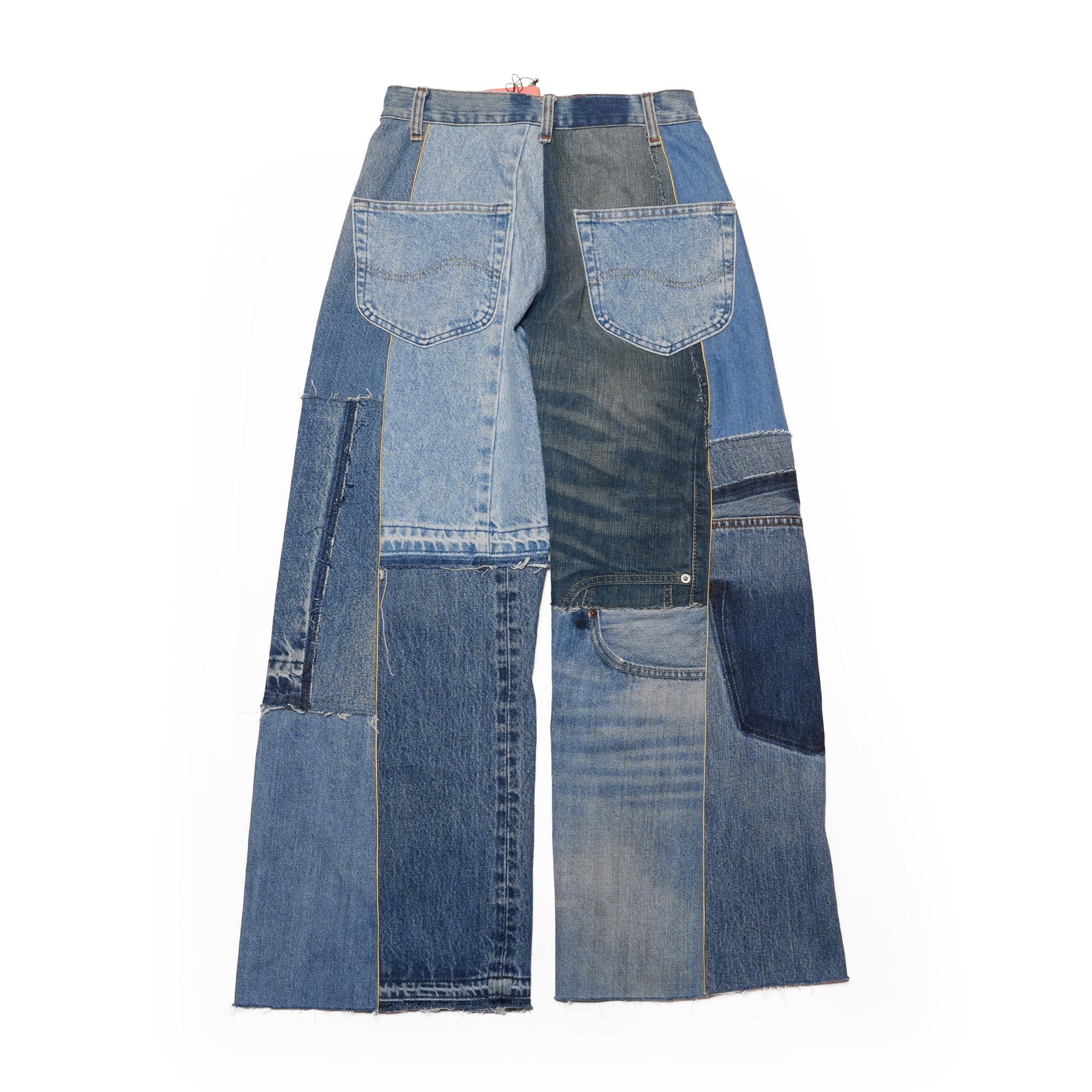 KARL HELMUT カールヘルム パッチワーク デニムパンツ archive パッチワークデニムパンツ パターンver – 6 | Size:S | REHERSALL