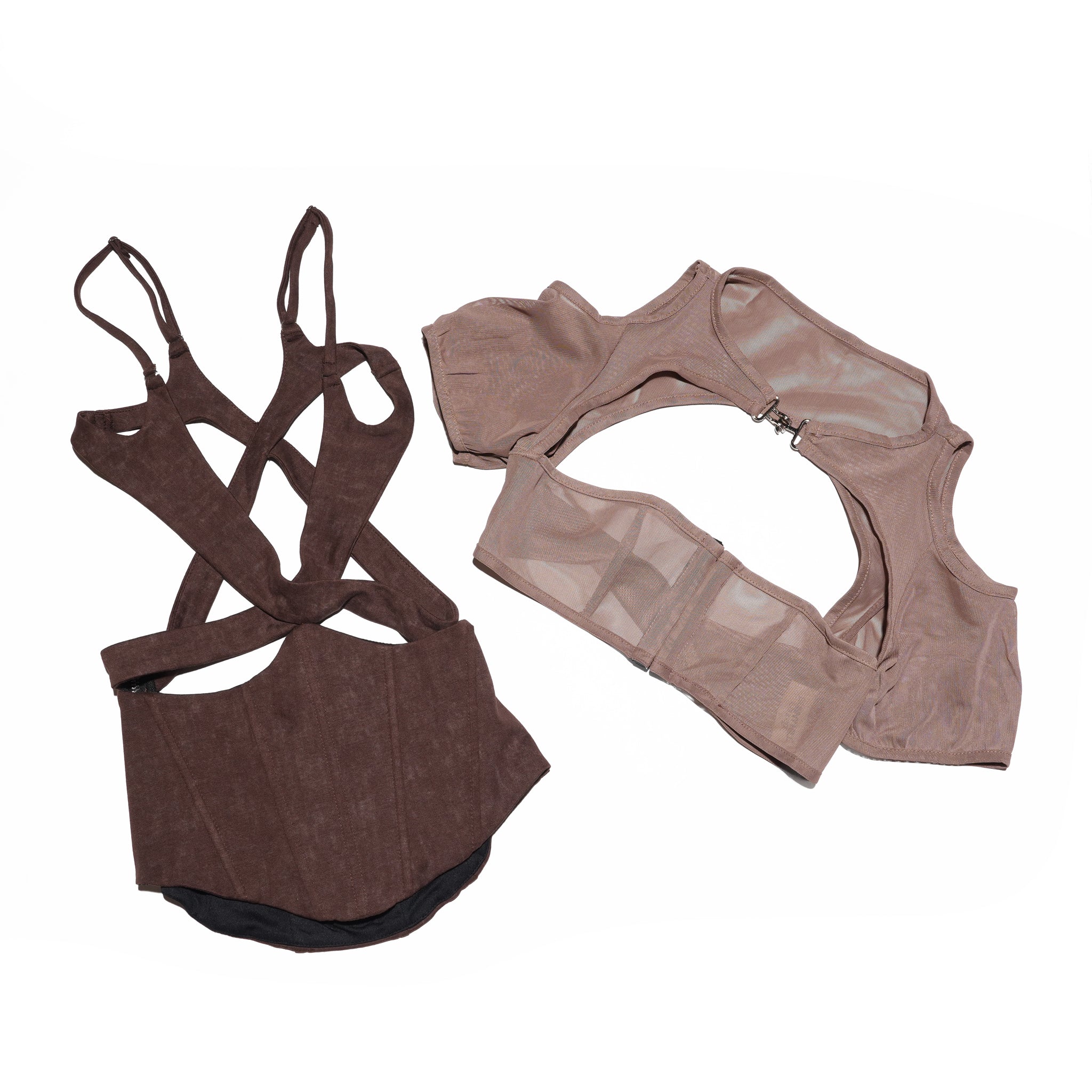 CHARMESH TOP (BROWN) | Bunny Hill Concept