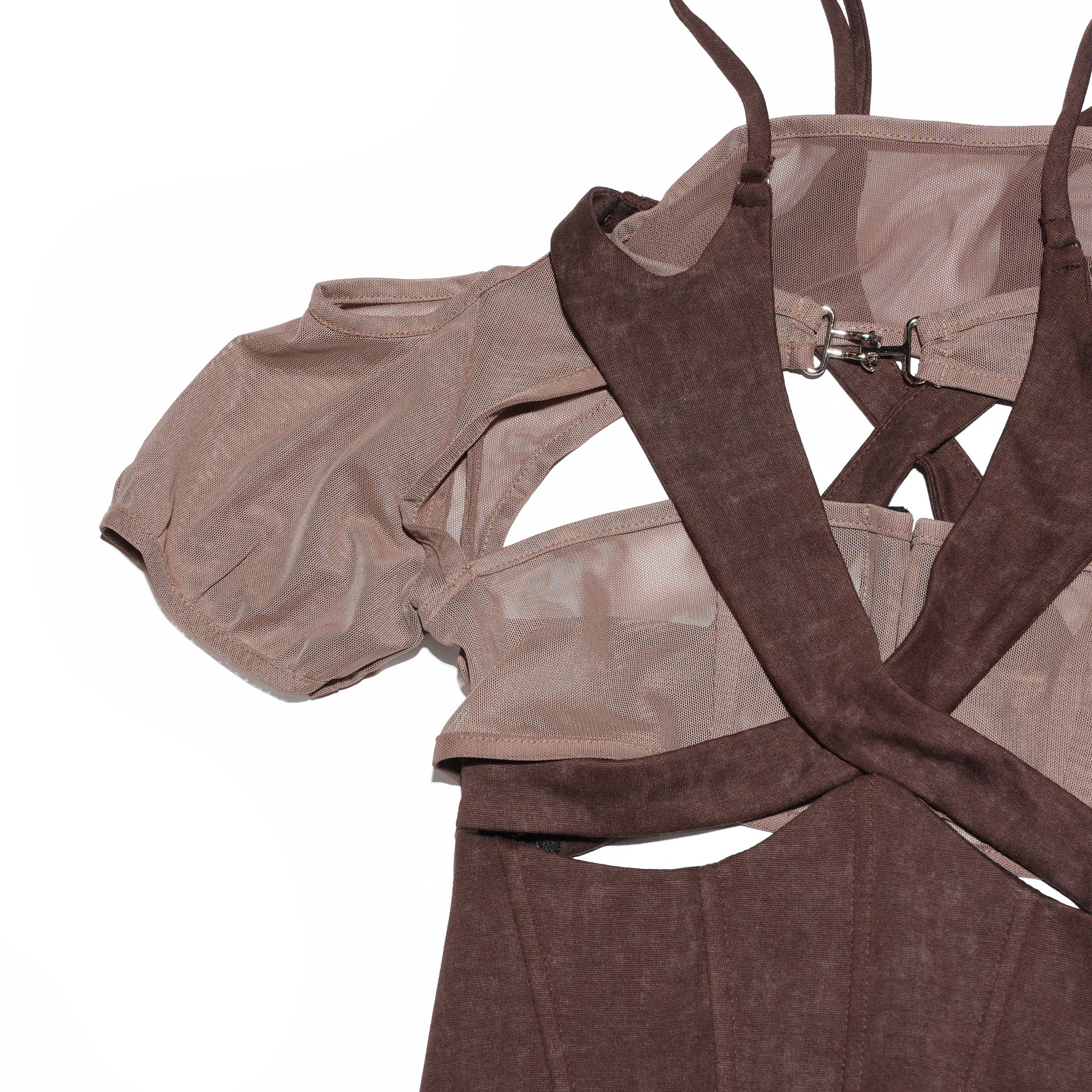 CHARMESH TOP (BROWN) | Bunny Hill Concept