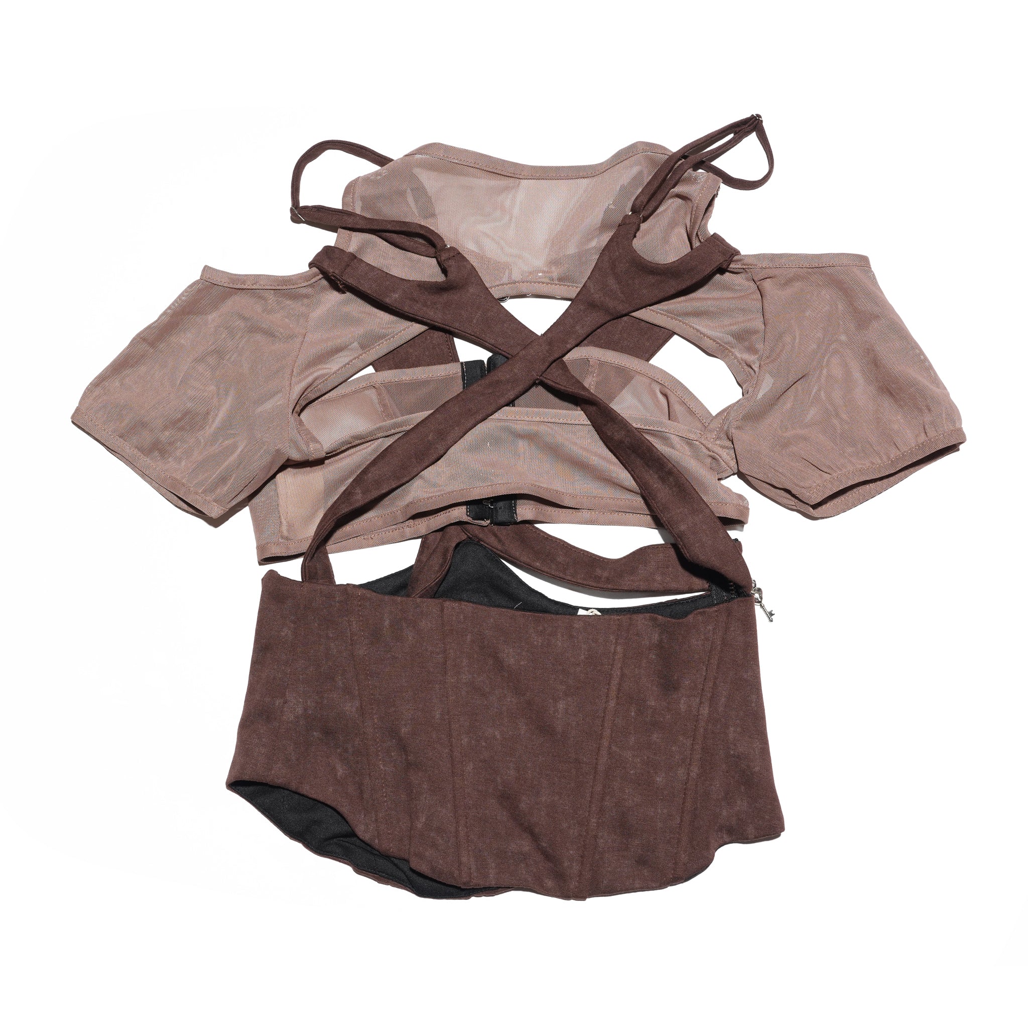 CHARMESH TOP (BROWN) | Bunny Hill Concept
