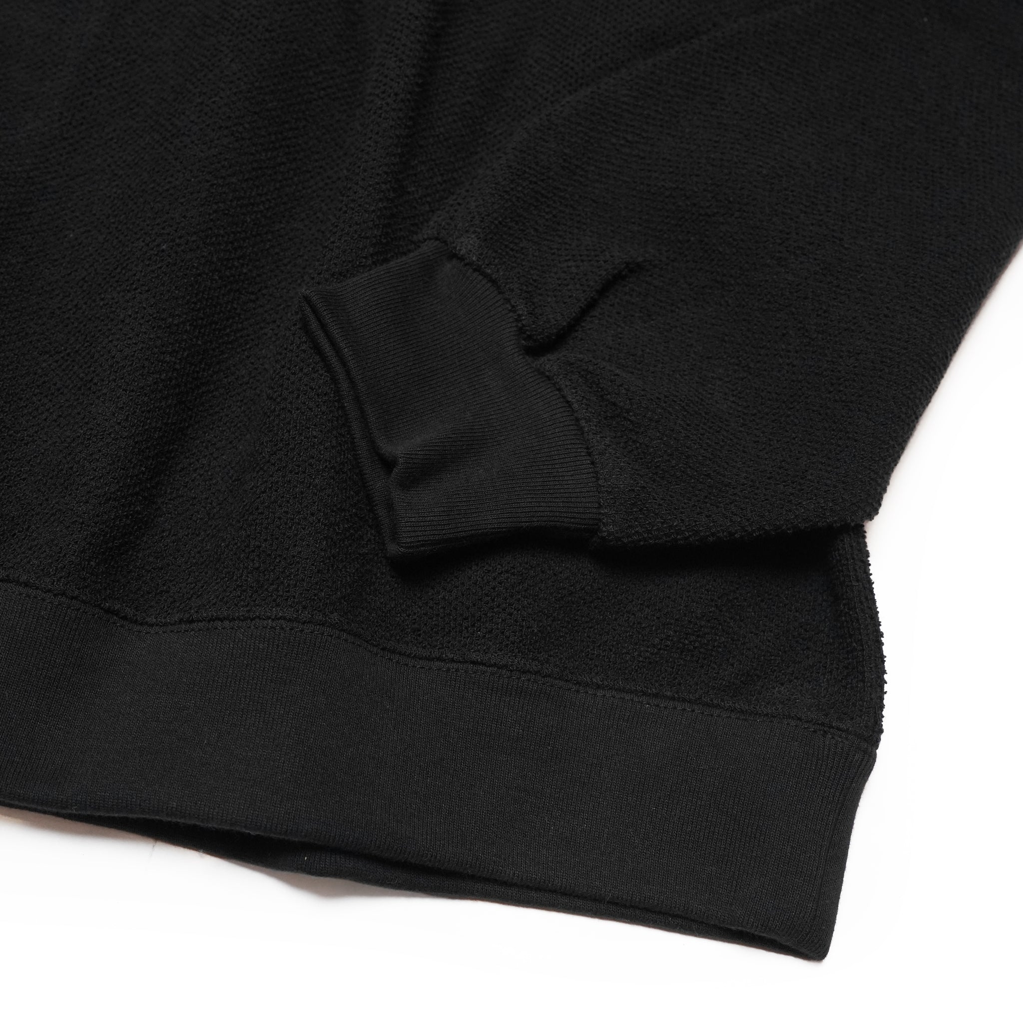 RELAX FIT №149 [ Pique sweat crew ］ | Col_Black / Pale Blue【RELAX FIT_リラックスフィット】