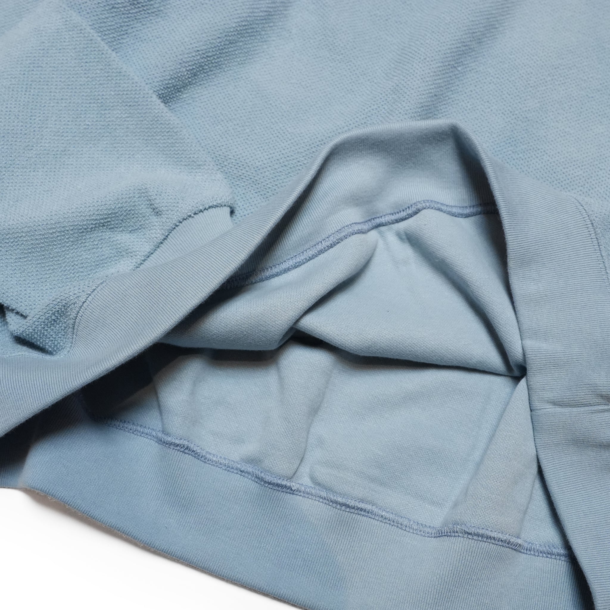 RELAX FIT №149 [ Pique sweat crew ］ | Col_Black / Pale Blue【RELAX FIT_リラックスフィット】